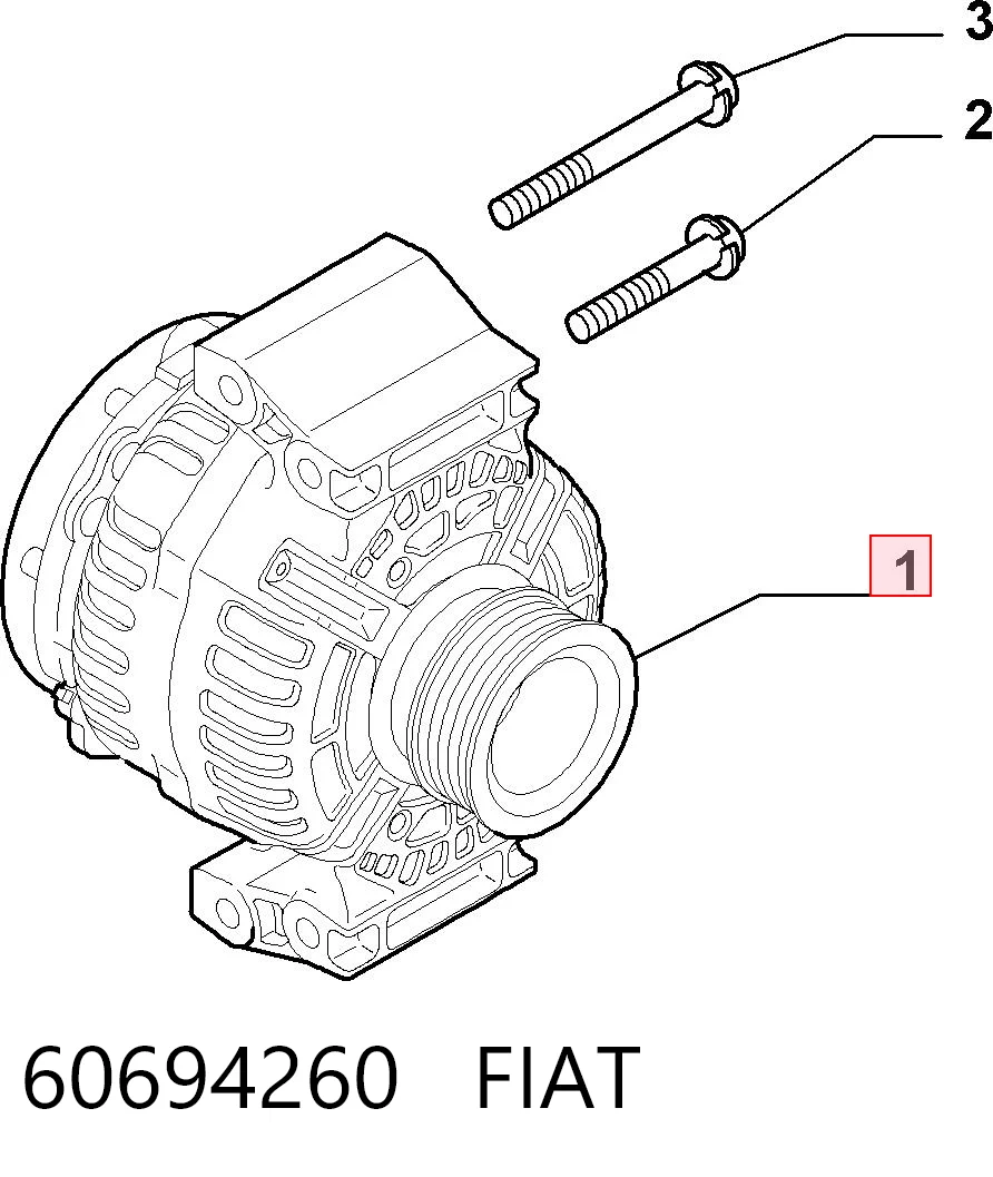 60694260 Fiat/Alfa/Lancia Авто генератор