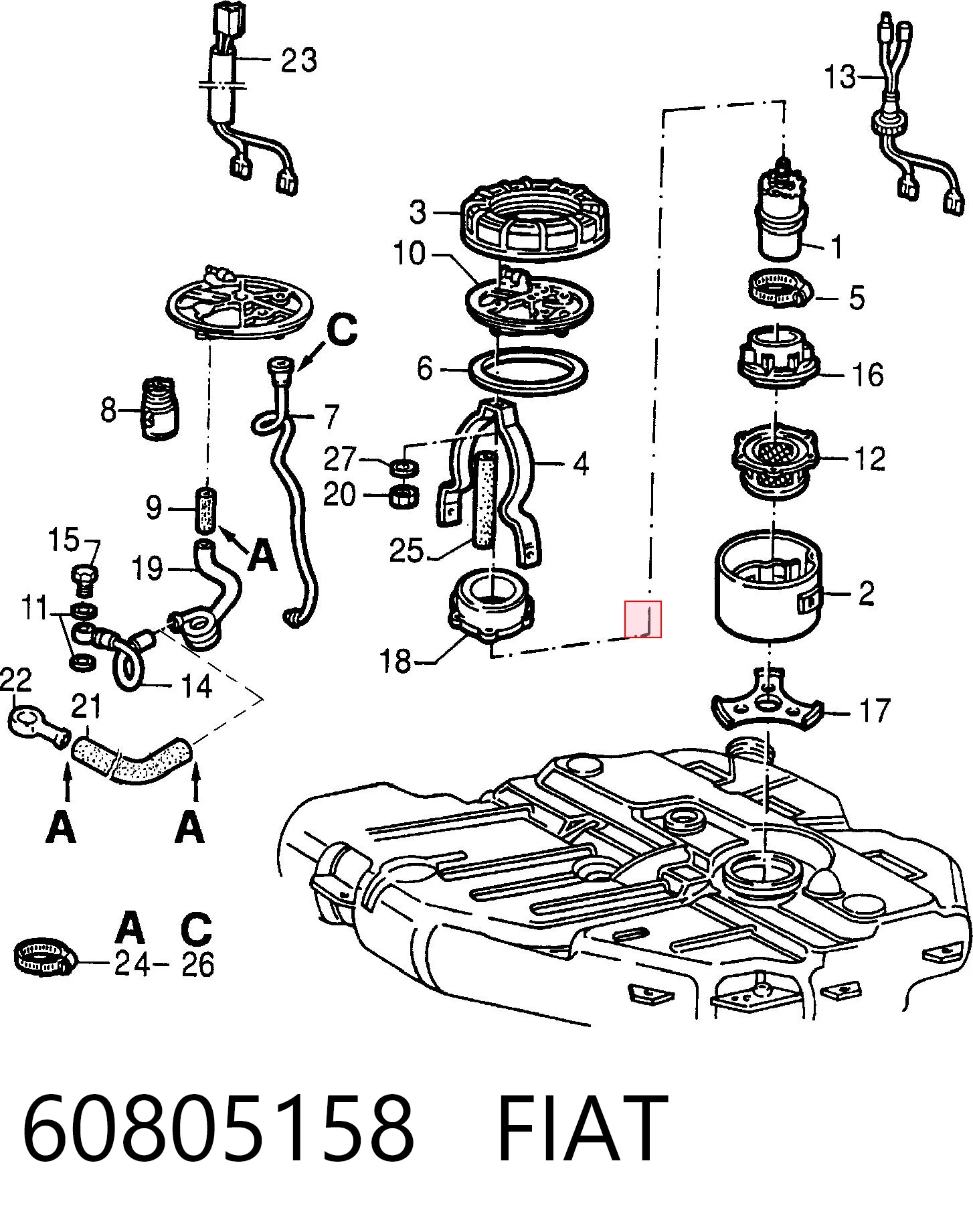 Насос паливний електричний 580464997 Bosch