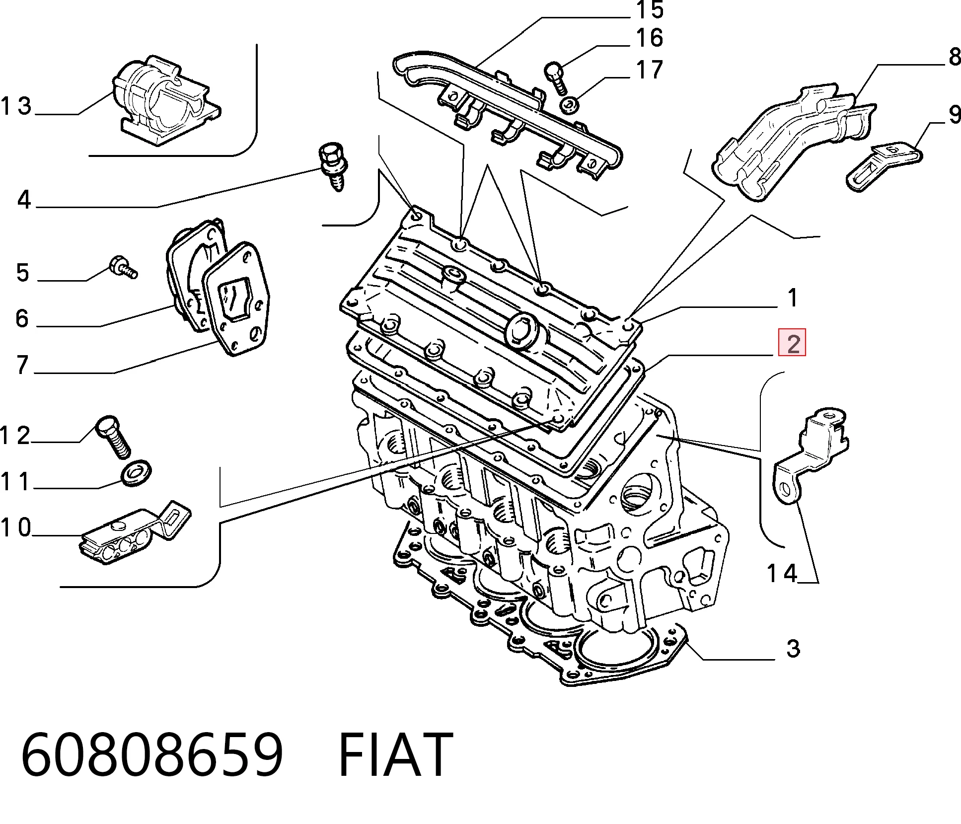 Прокладка клапанної кришки двигуна Fiat Ducato I фургон (290) (1989 - 1994) ціна, від 4.94 USD