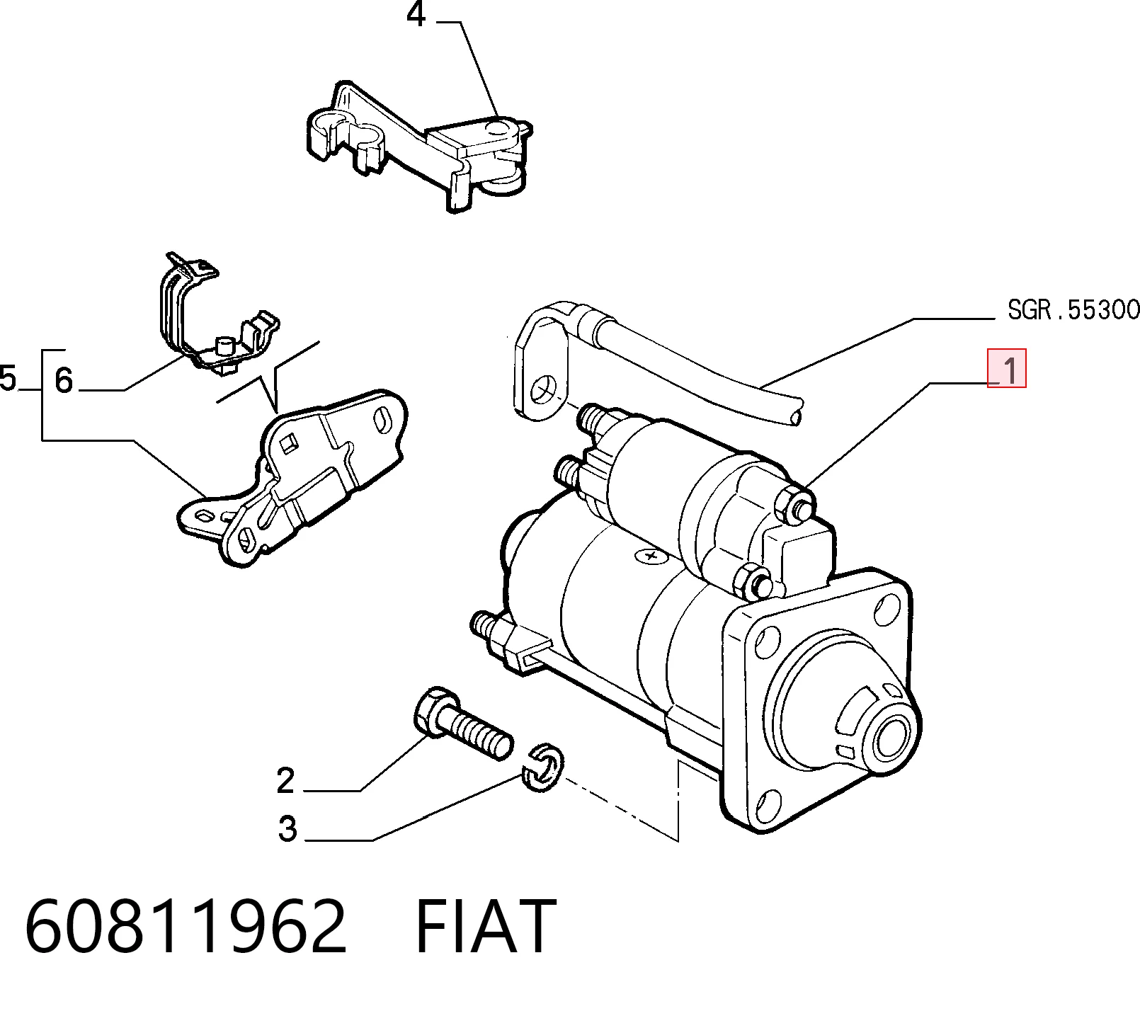 Купити 63111007 Magneti Marelli Стартер