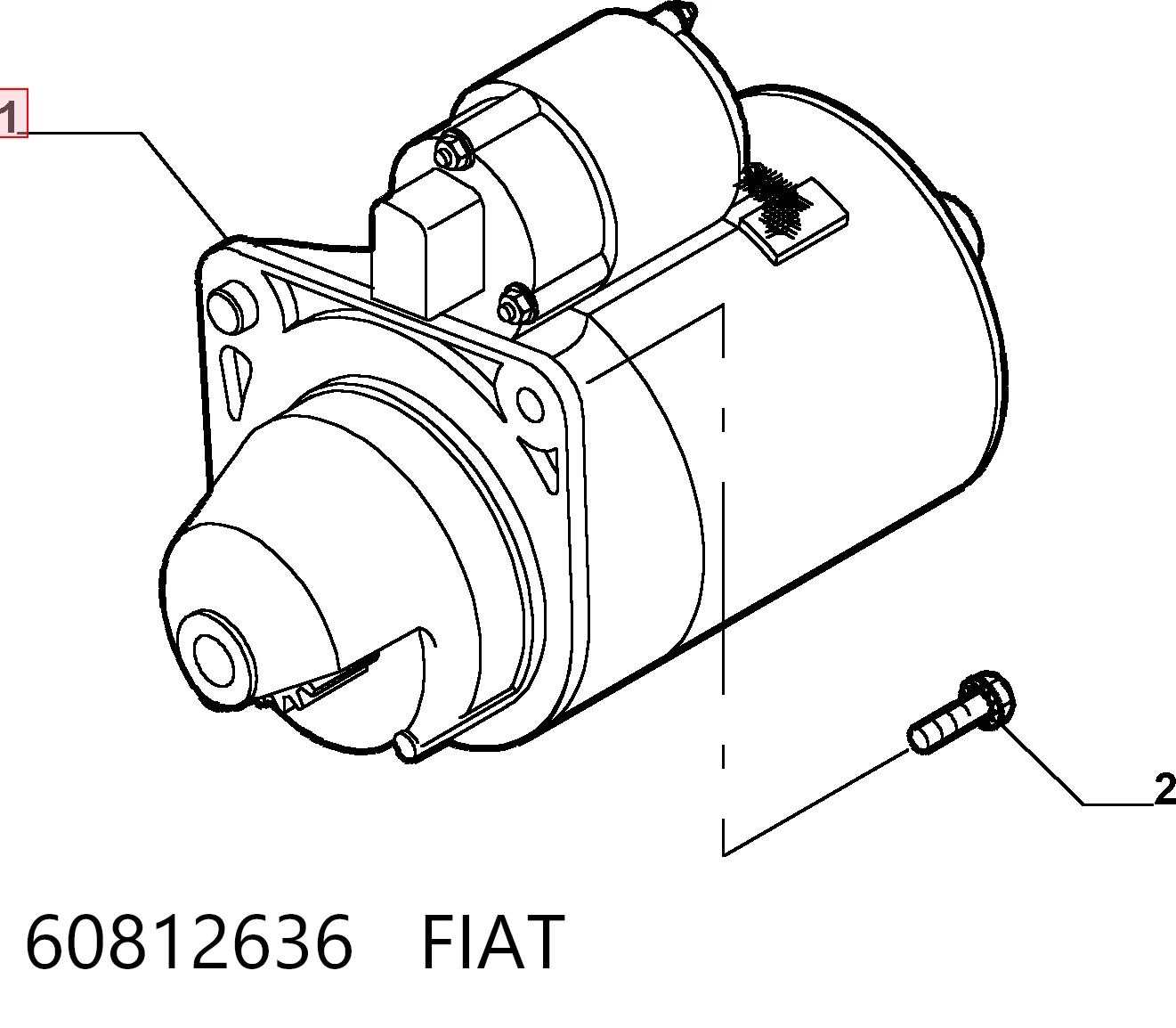Стартер 63111007 Magneti Marelli