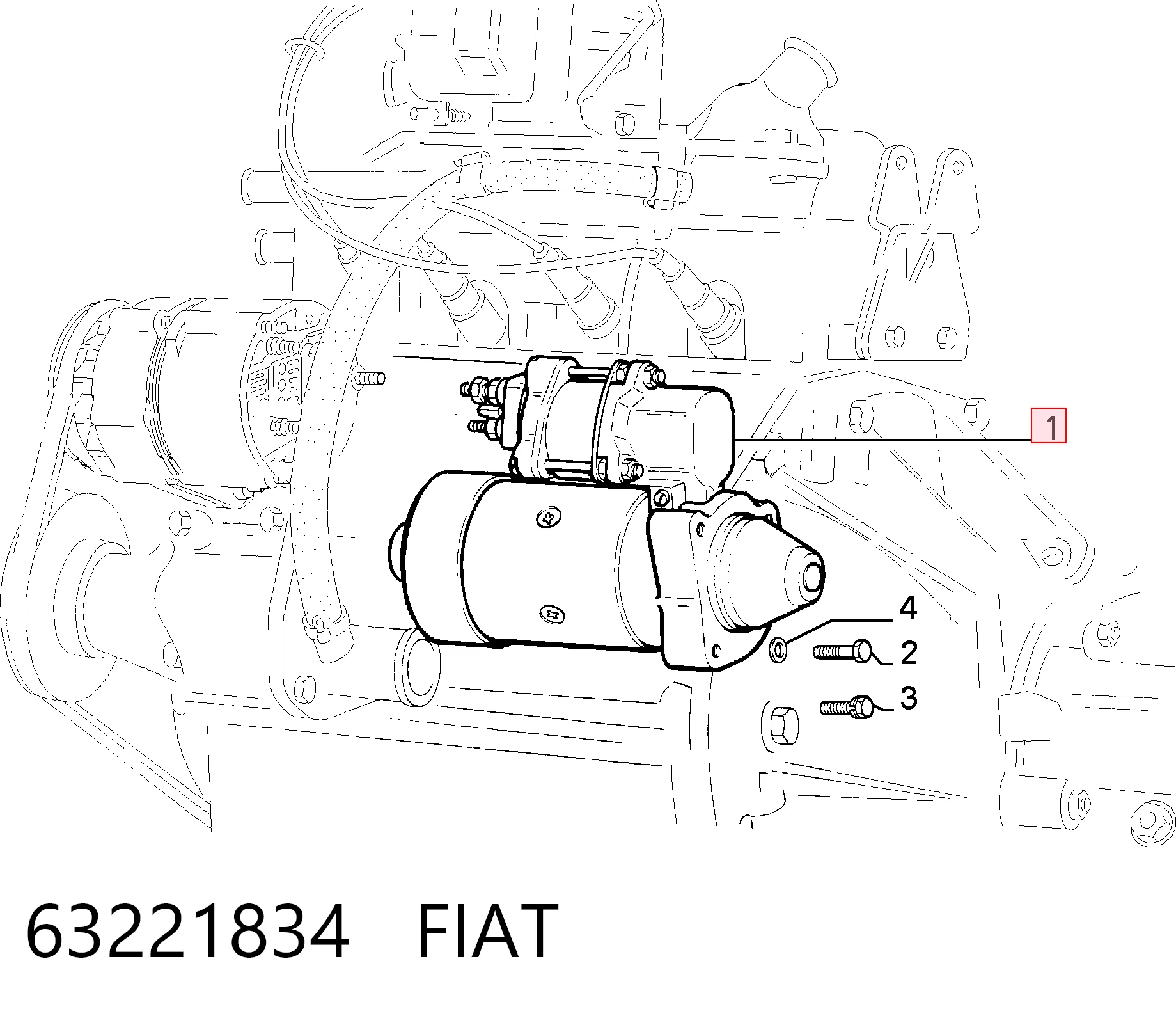 Купити 63221834 Magneti Marelli Стартер