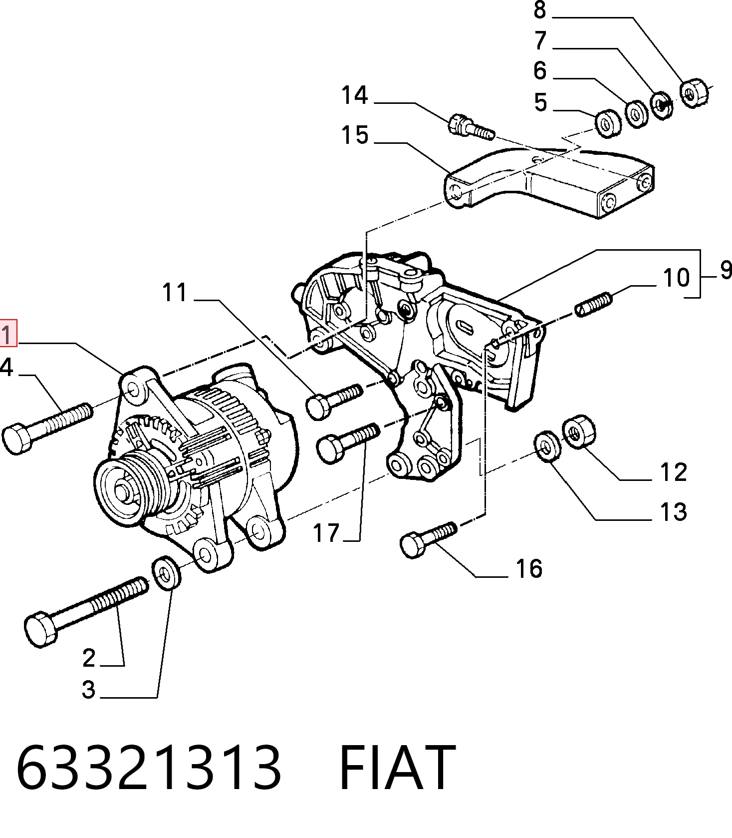Купити 46448434 Ferrari Генератор