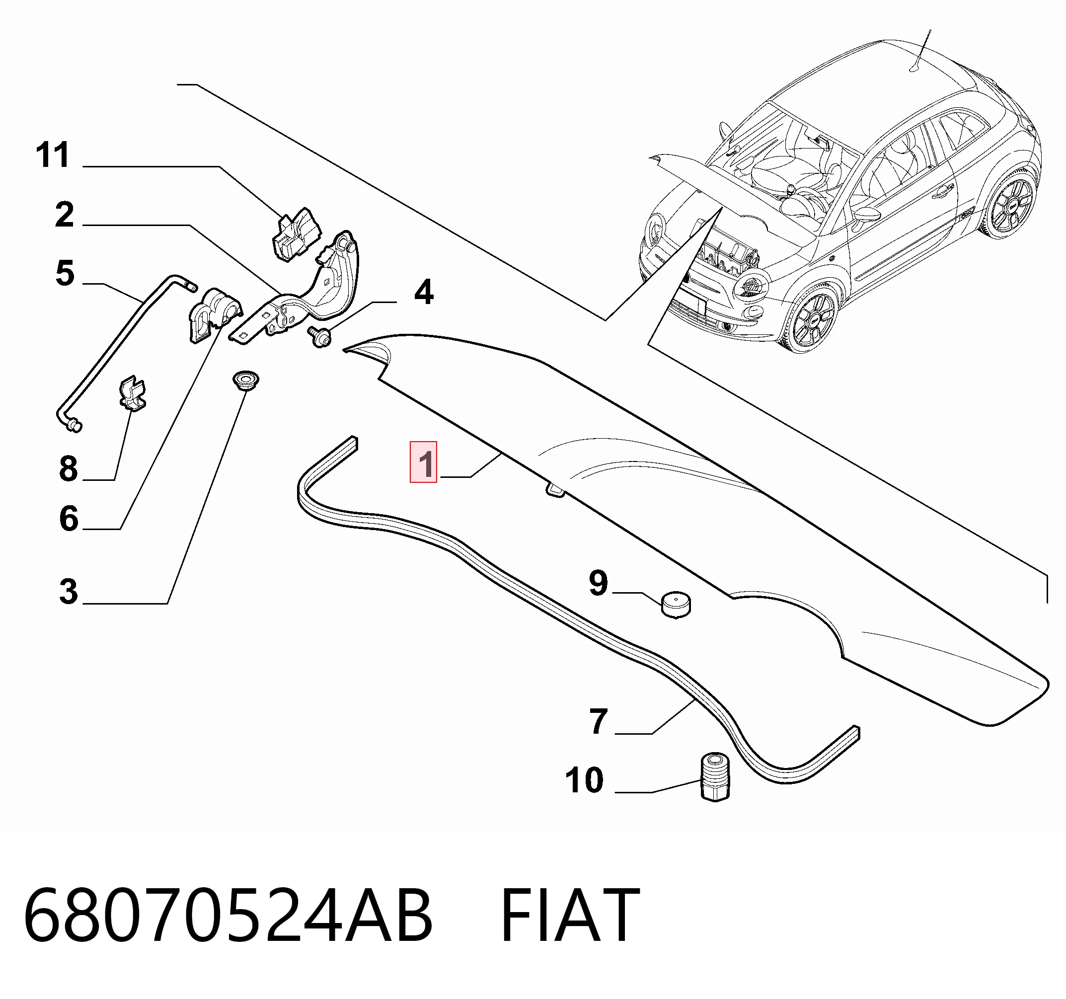 SYFT030G002 Simyi Капот