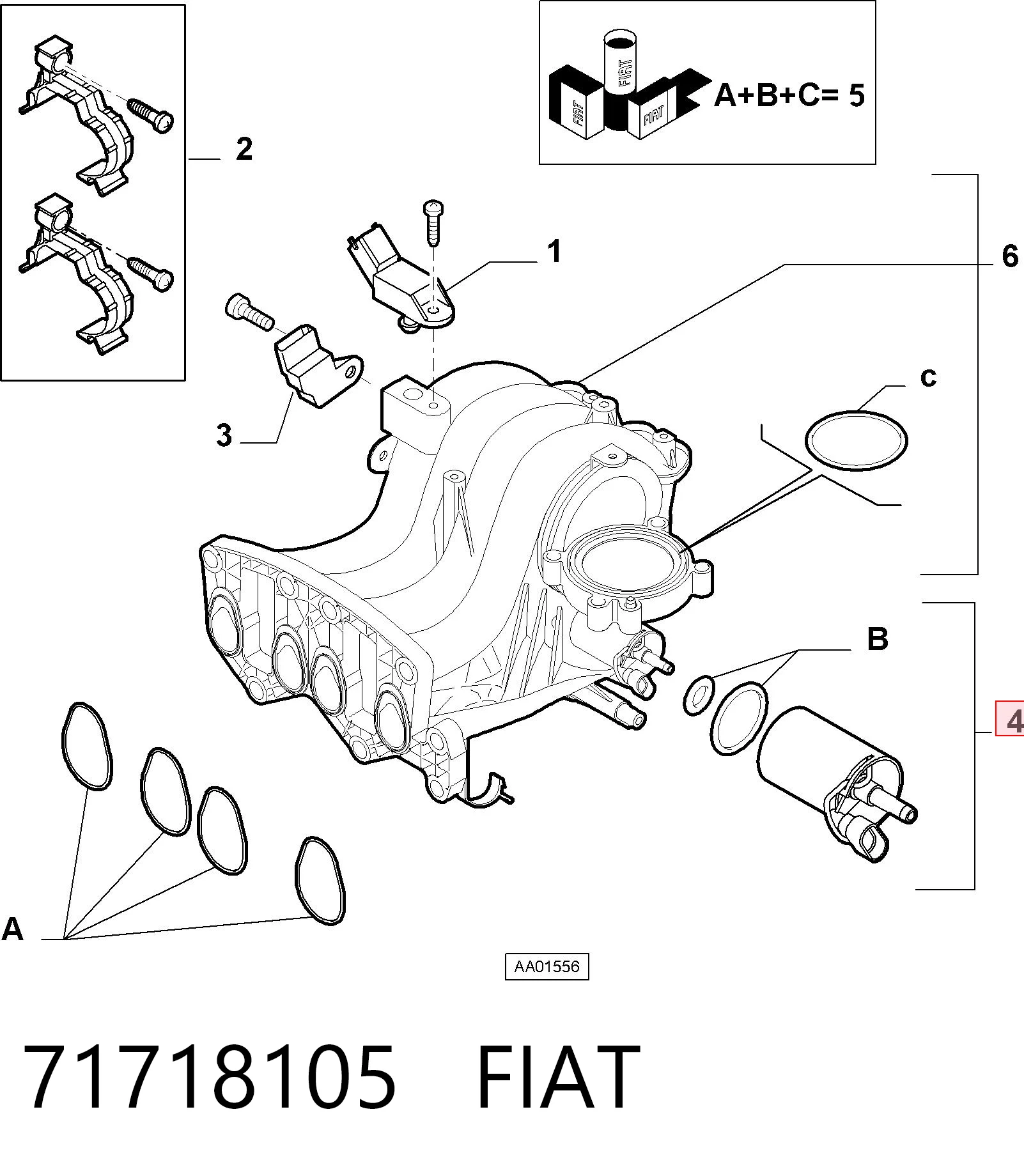 71718105 Fiat/Alfa/Lancia РХХ