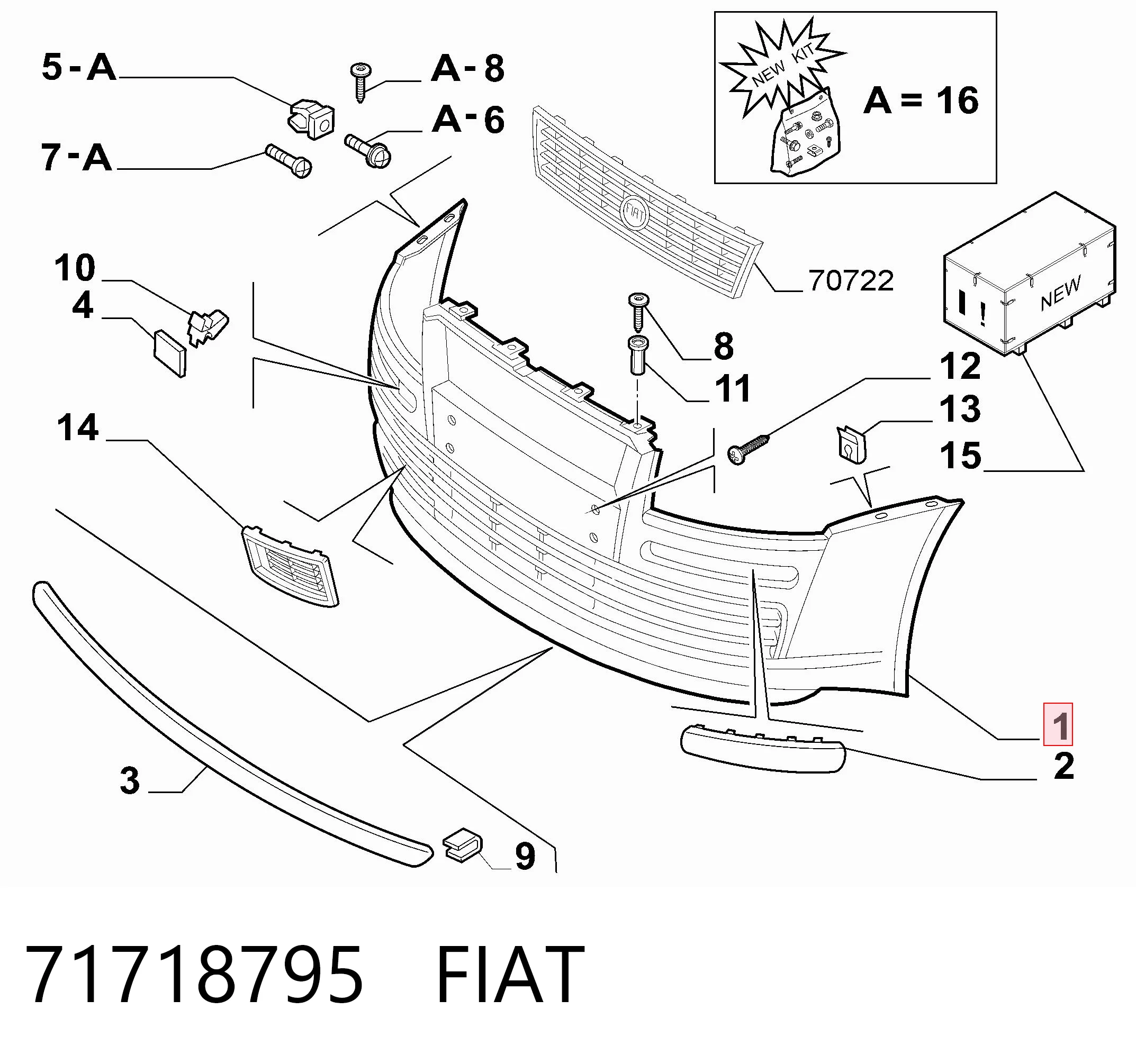 71718795 Fiat/Alfa/Lancia