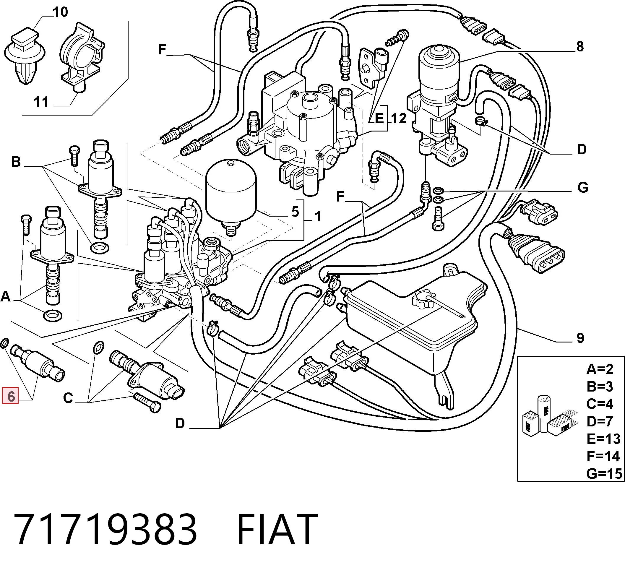 Клапан тиску масла КПП Magneti Marelli 24000002010