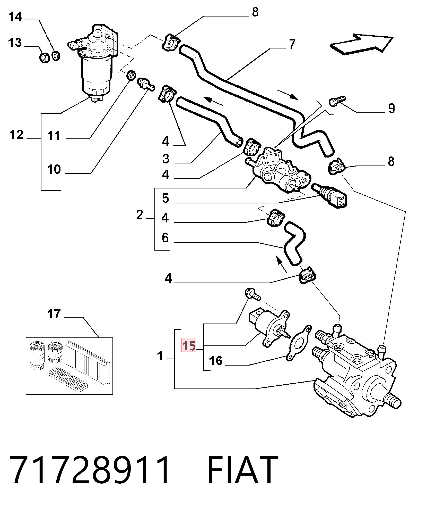 F00R0P1794 Bosch Клапан високого тиску