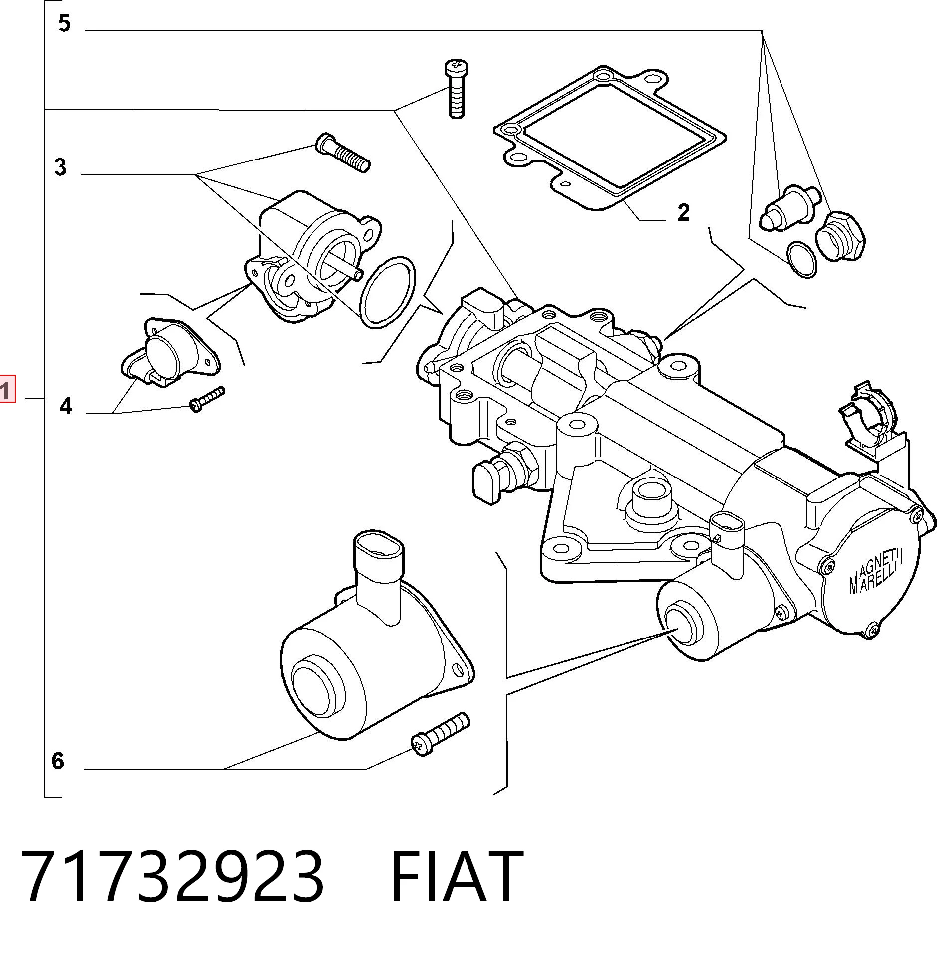 23000007010 Magneti Marelli Привід зчеплення