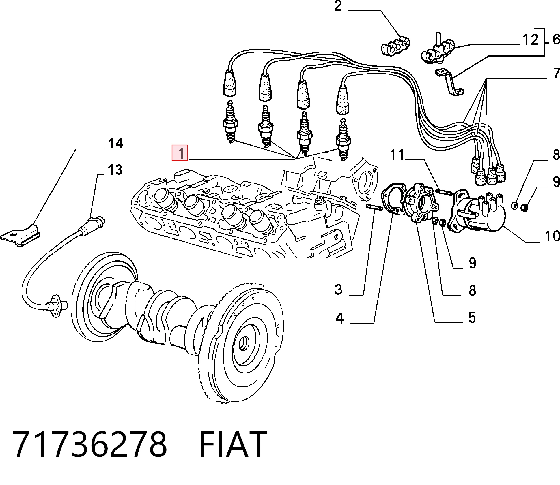 Купити SNA70259 Magneti Marelli Свічка запалювання