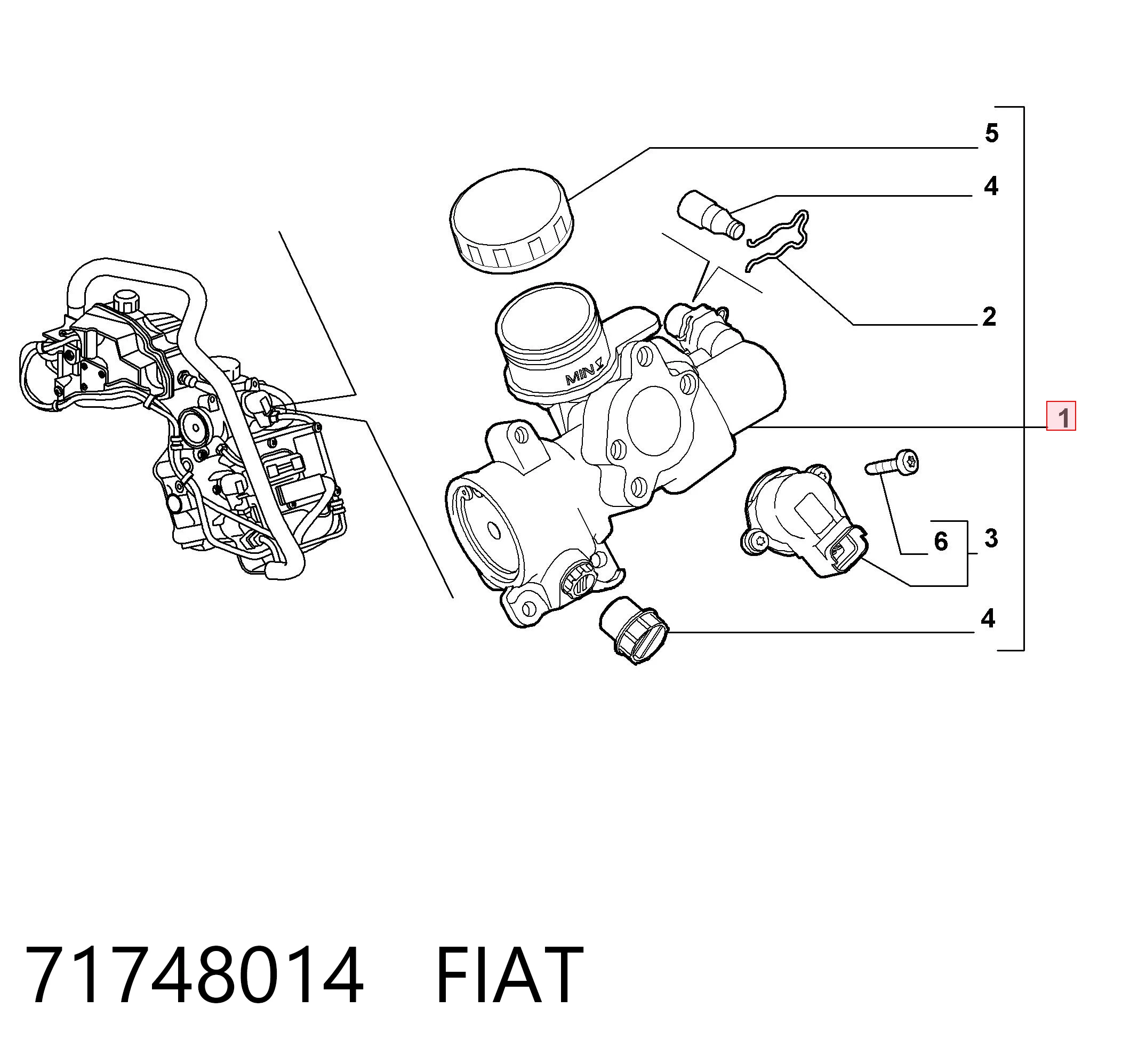 Актуато/привод вибору передач Alfa Romeo 159 седан (939) (2005 - 2011) ціна, від 573.09 USD