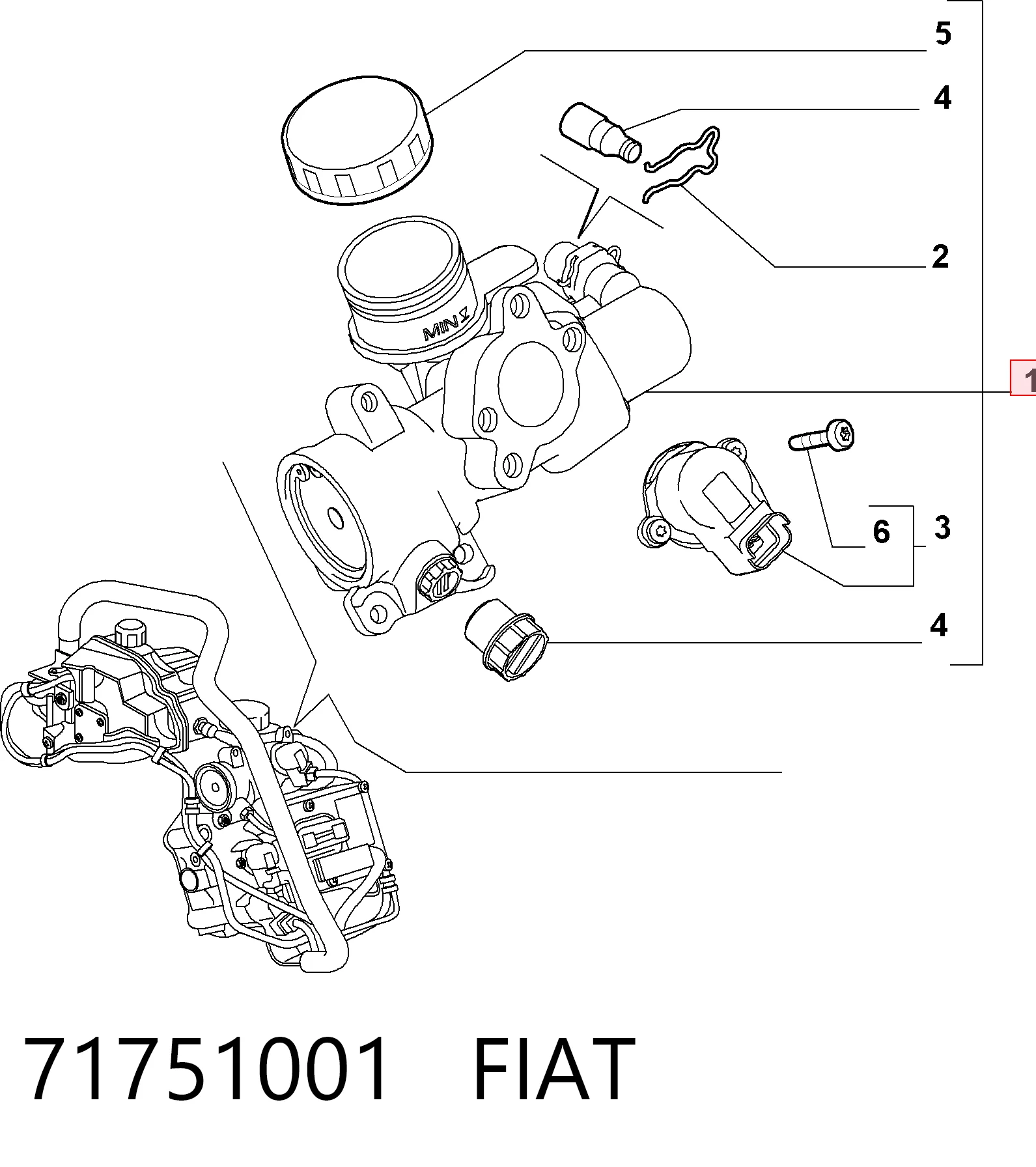 Купити Механізм перемикання передач Alfa Romeo 159  939