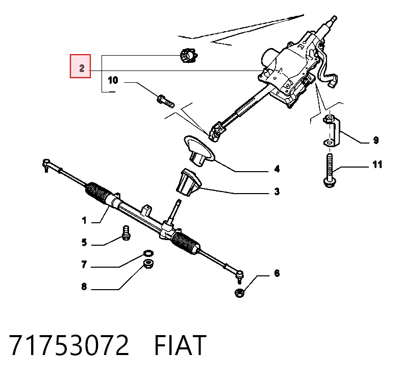 Колонка рульова TRW 51795527