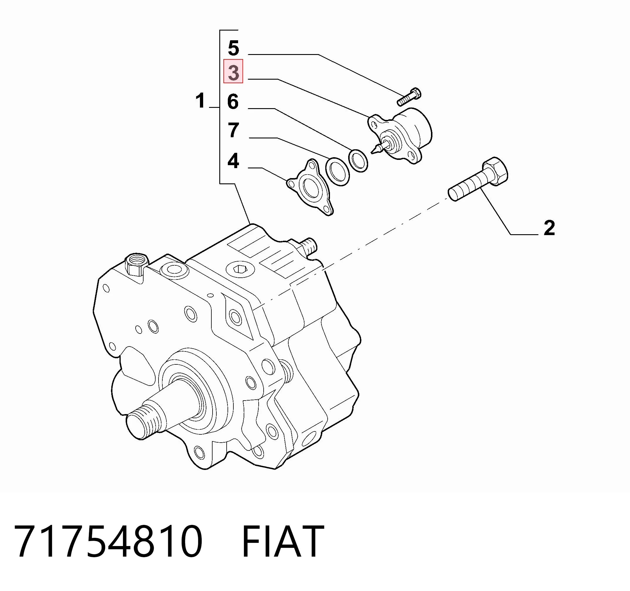 71754810 Fiat/Alfa/Lancia Клапан високого тиску