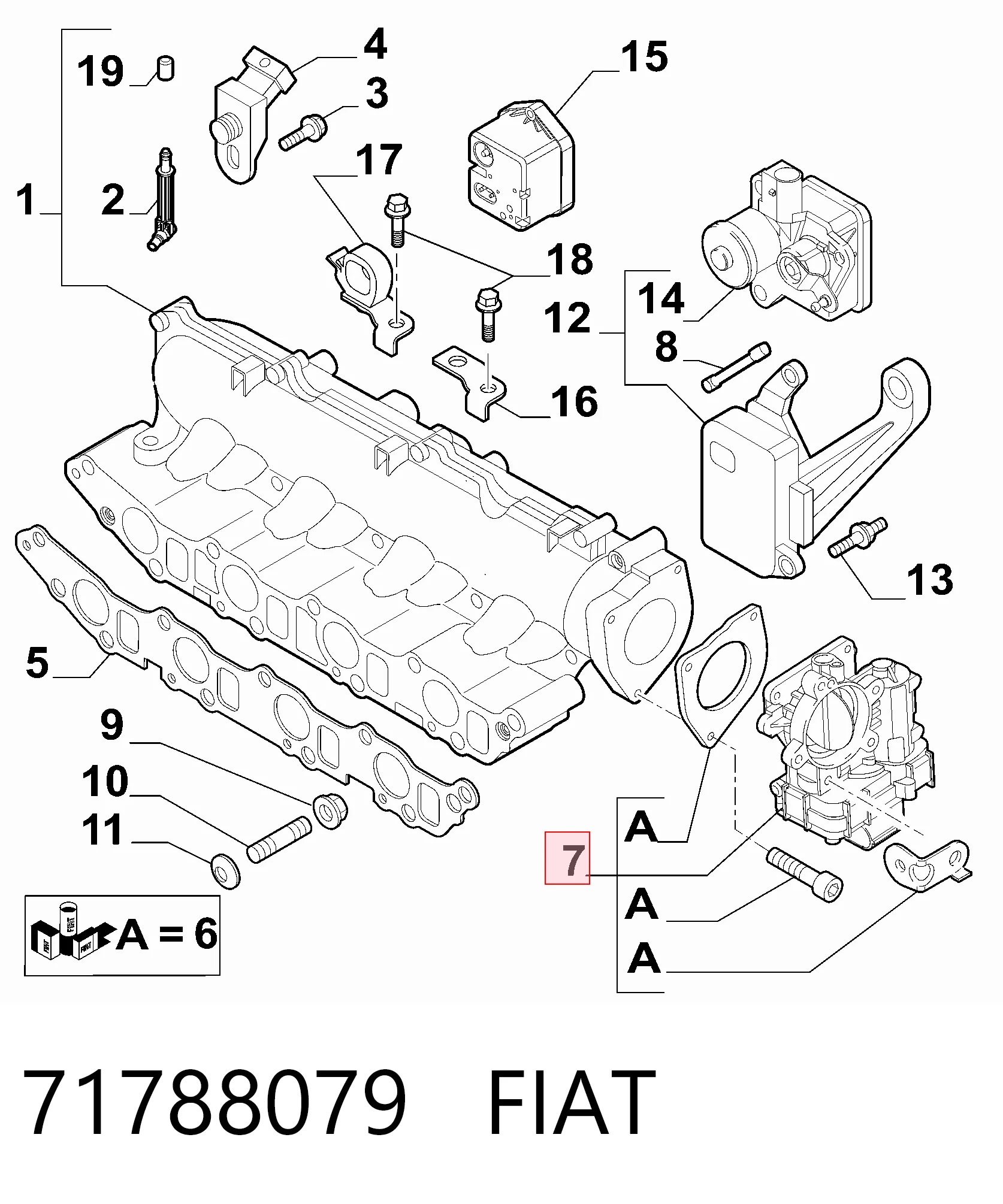 Блок дросельної заслінки NRF 408040 ціна, від 84.46 USD