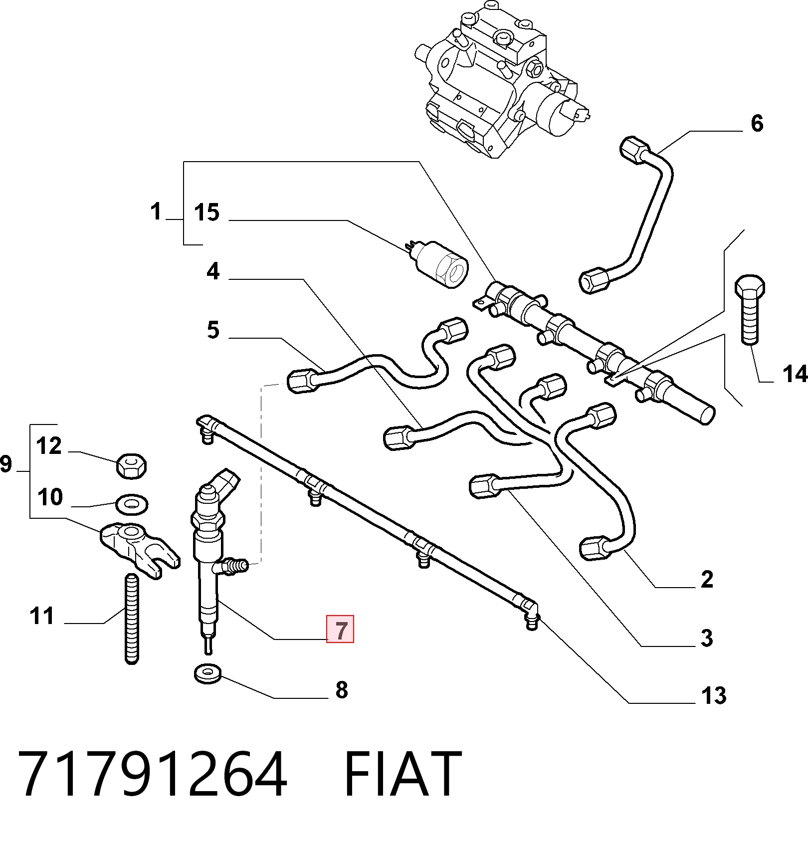 Купити Паливні форсунки Alfa Romeo 147  937