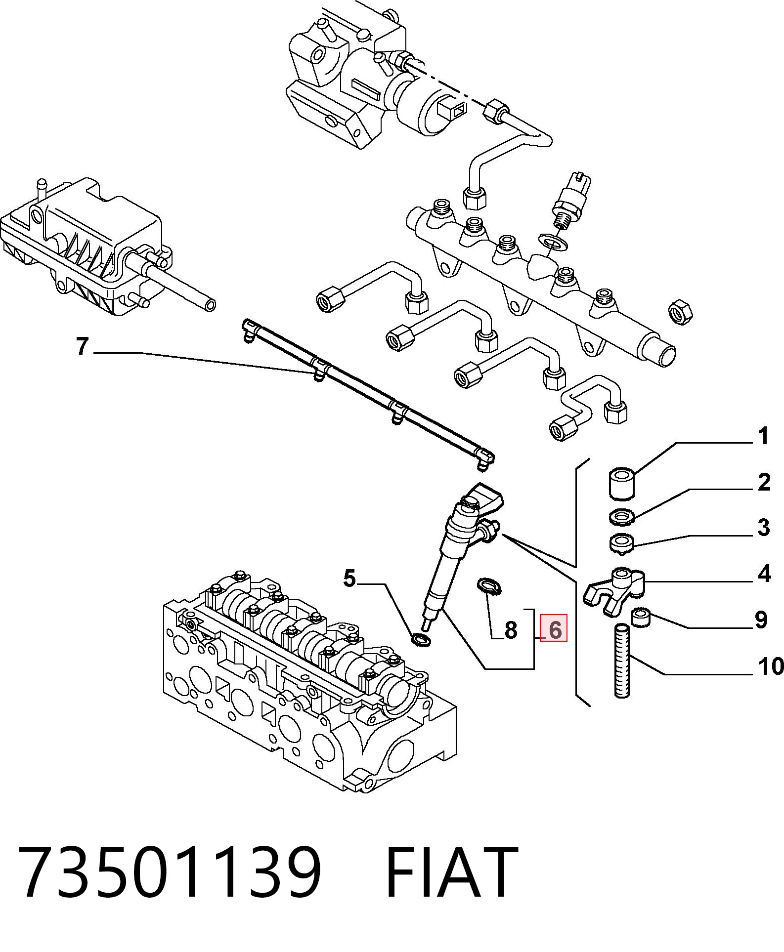 Купити 445110068 Bosch Форсунка дизельна в зборі, розпилювач + тримач