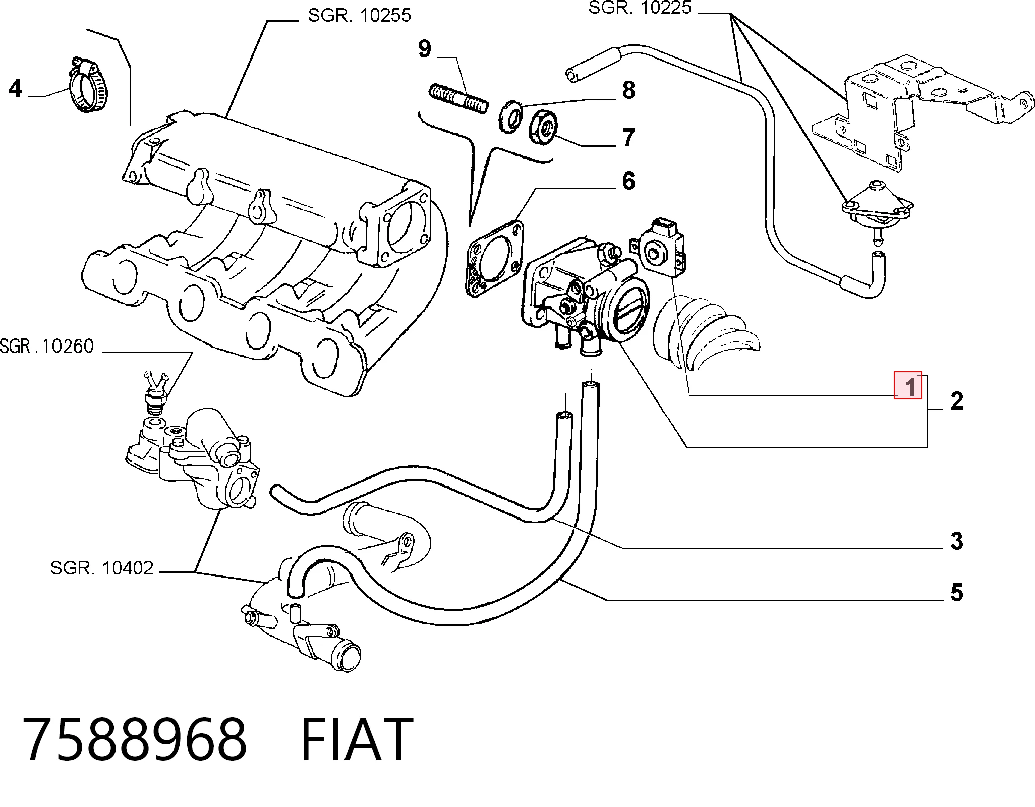 7588968 Fiat/Alfa/Lancia