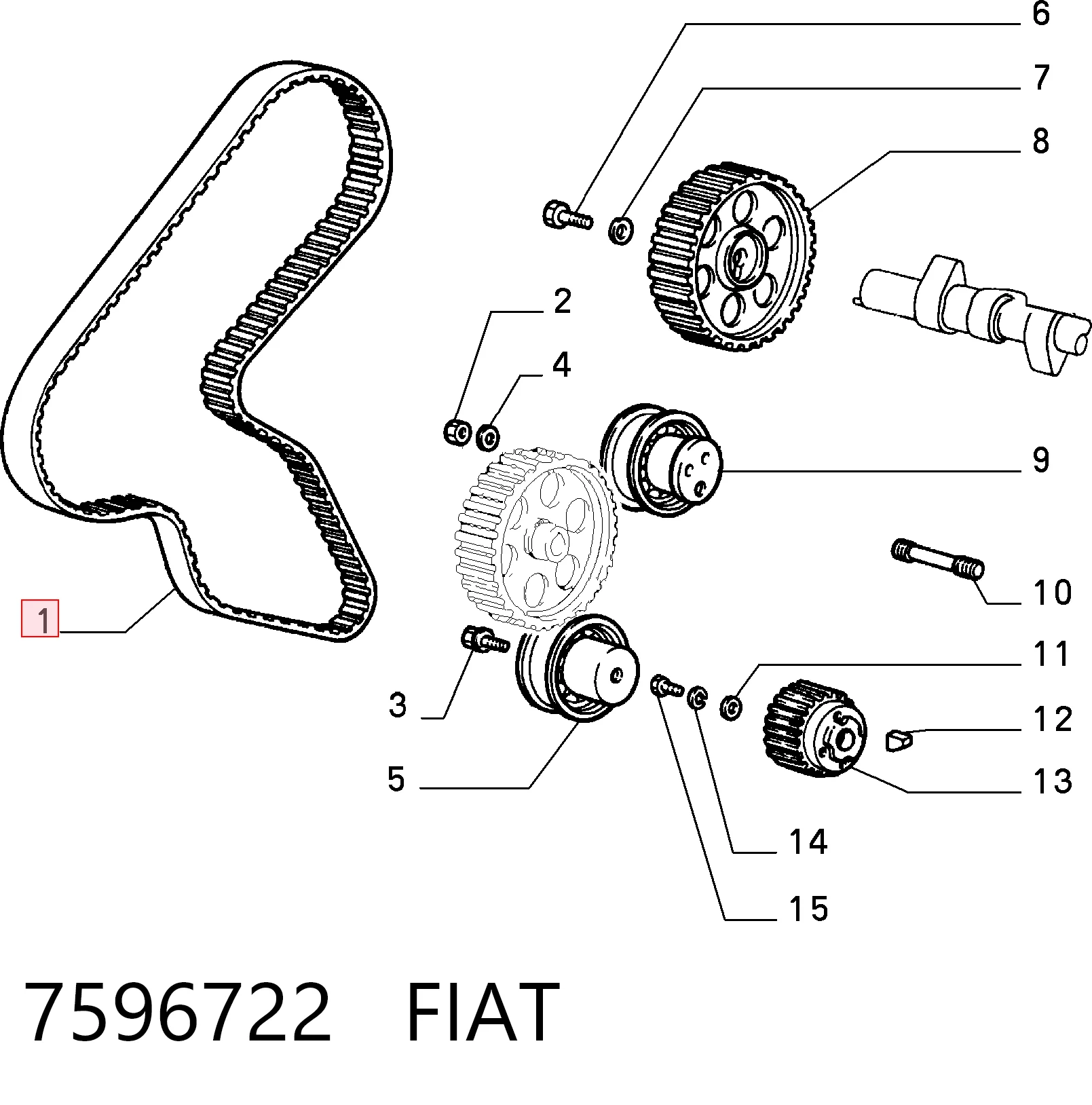 Зубчастий ремінь Febi 11016 ціна, від 13.07 USD