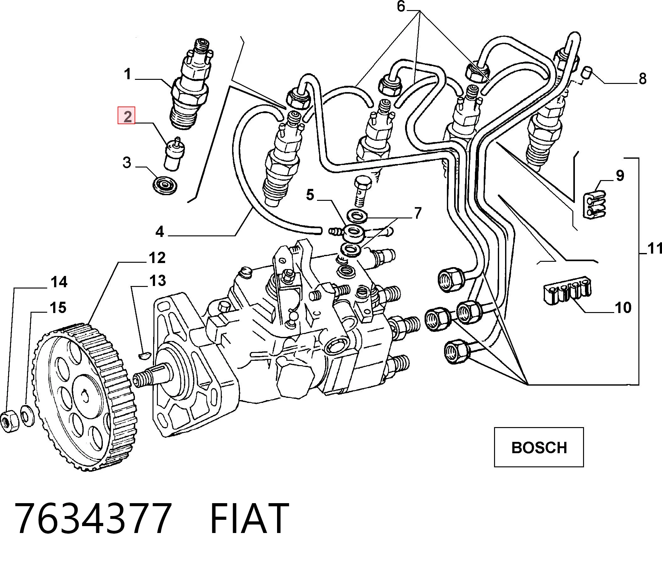 12850899 Deutz Розпилювач дизельної форсунки