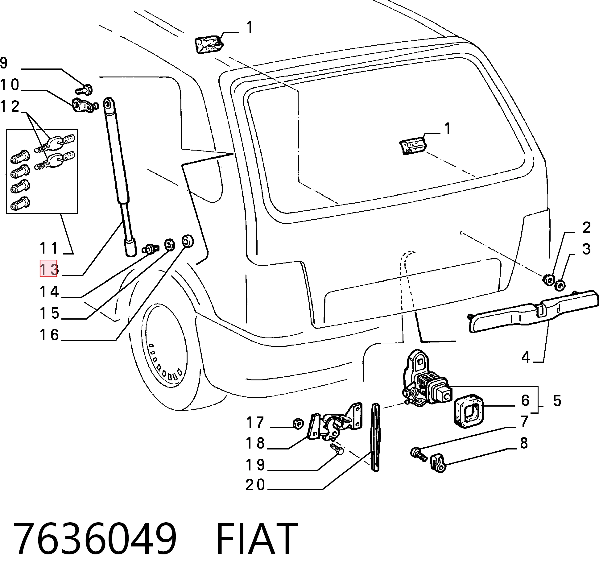 Амортизатор двері задньої Magneti Marelli 430719011100 ціна, від 8.31 USD