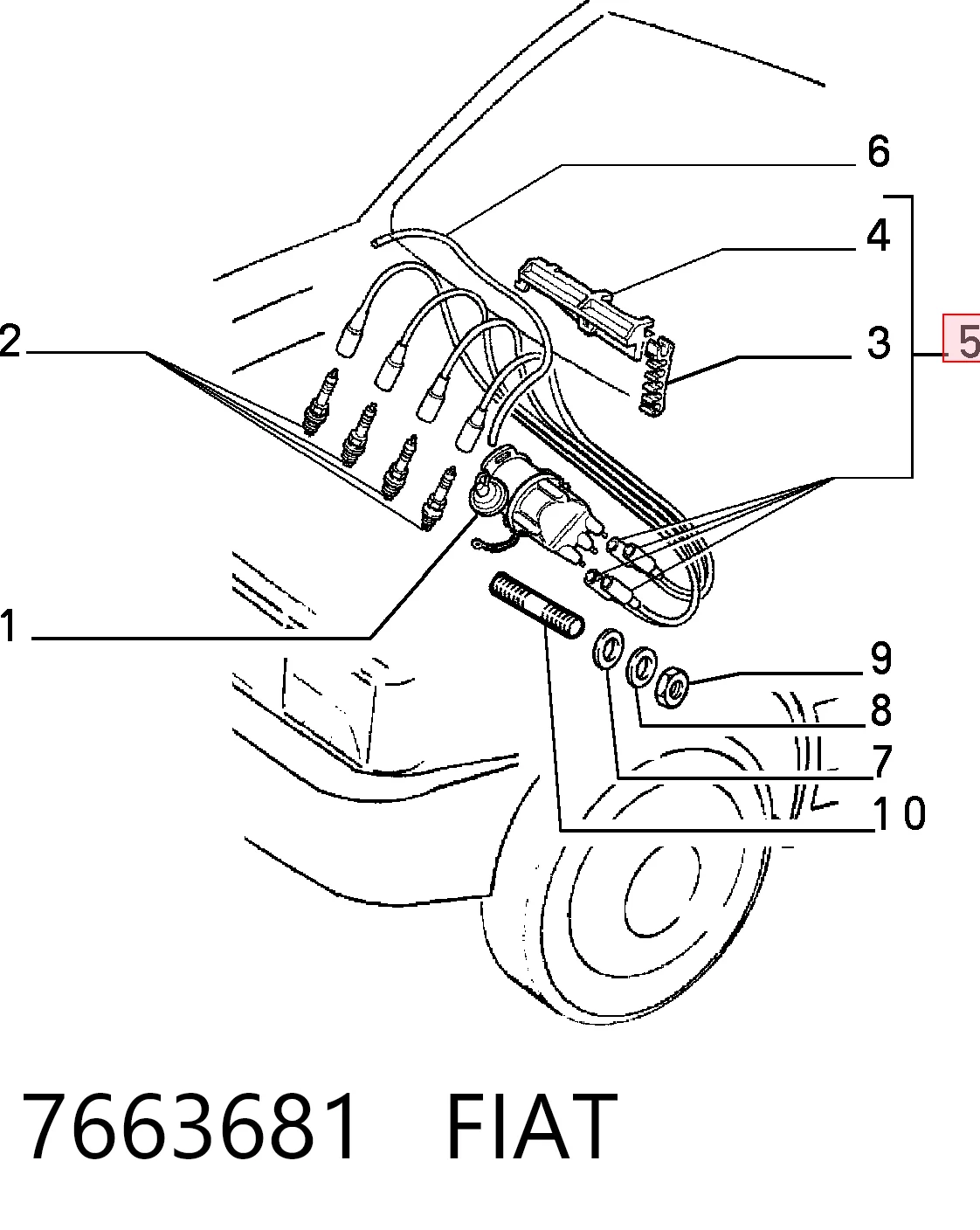 Дроти запалювання NGK RCFT621 ціна, від 19.34 USD