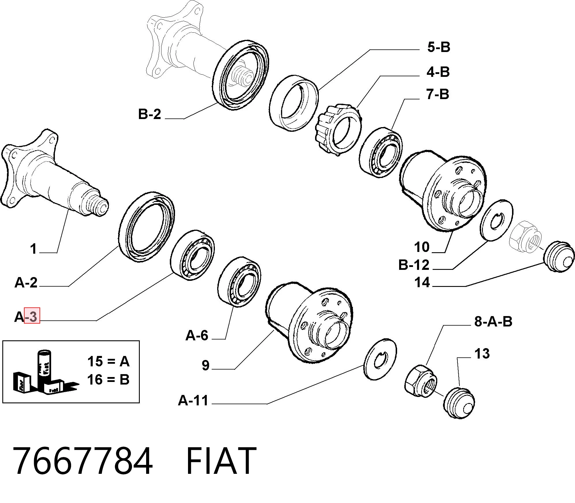 Купити 95531186 Peugeot/Citroen Підшипник диференціалу переднього моста