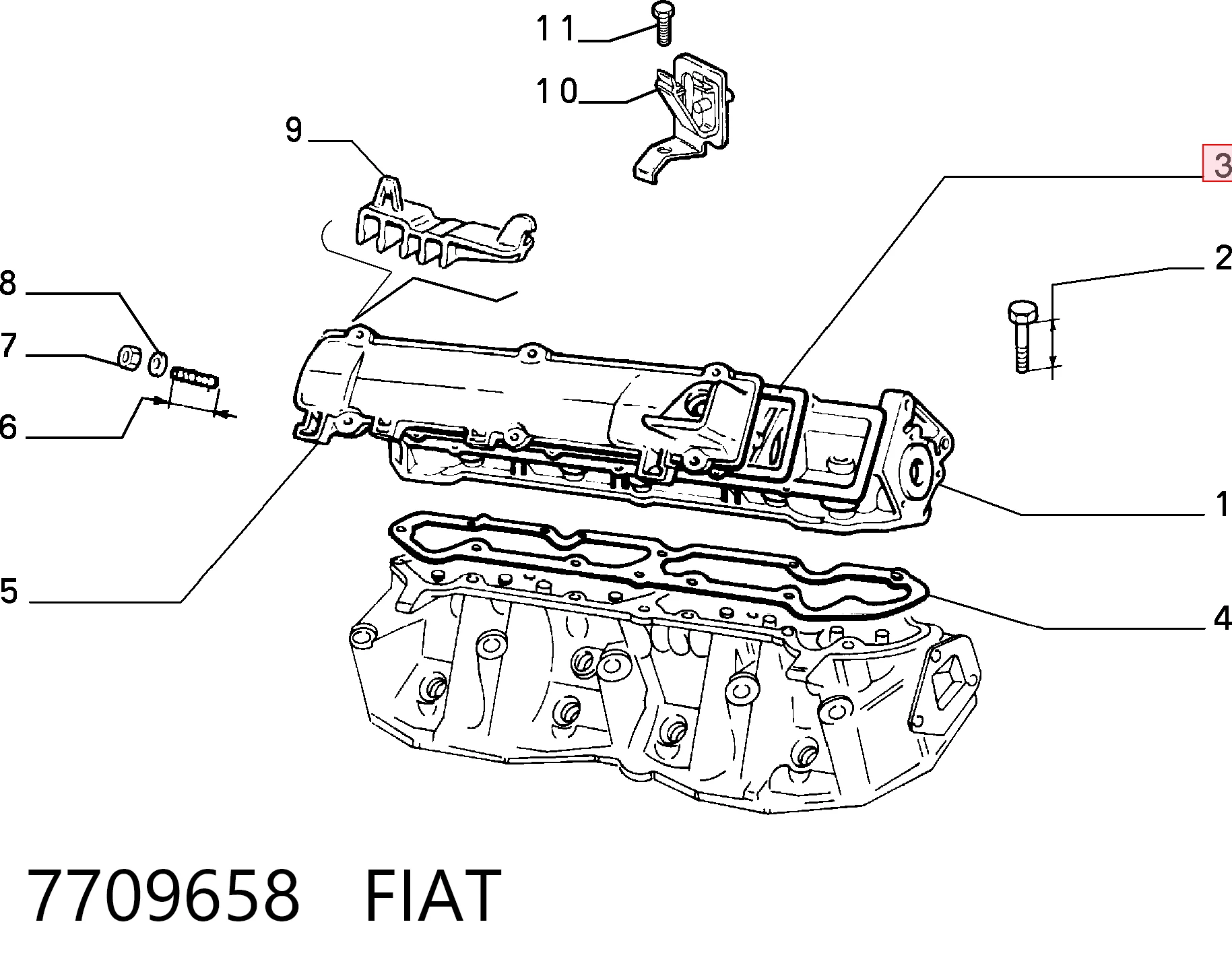 Прокладка клапанної кришки двигуна Peugeot/Citroen 024983 ціна, від 2.16 USD