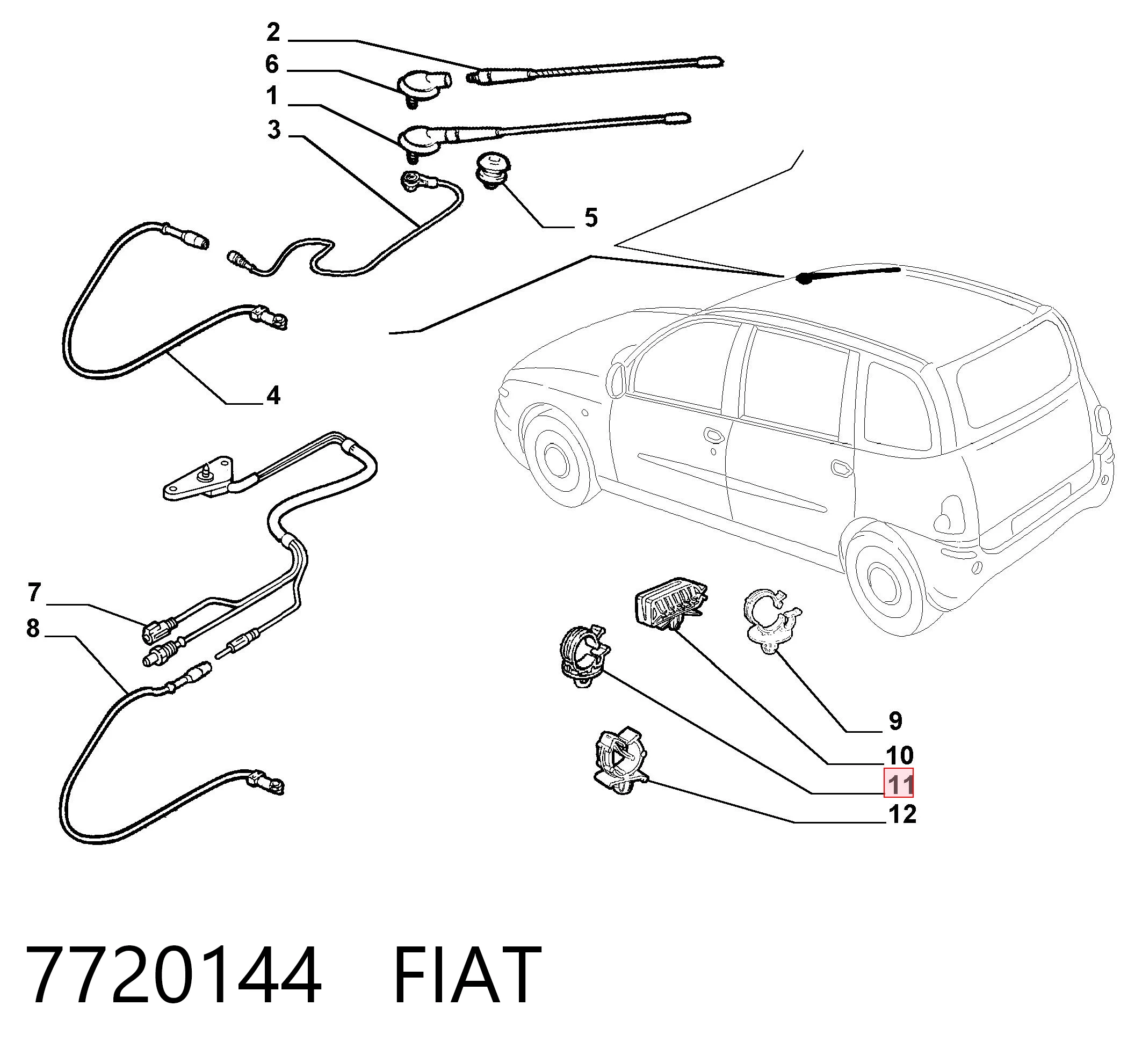 7720144 Fiat/Alfa/Lancia