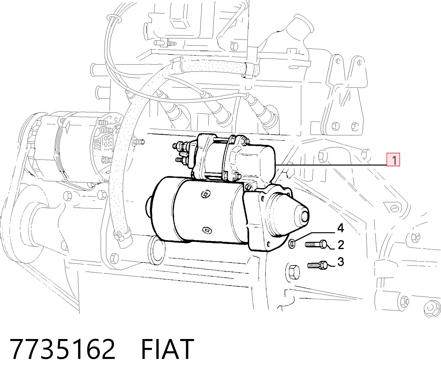 Стартер 63221834 Magneti Marelli