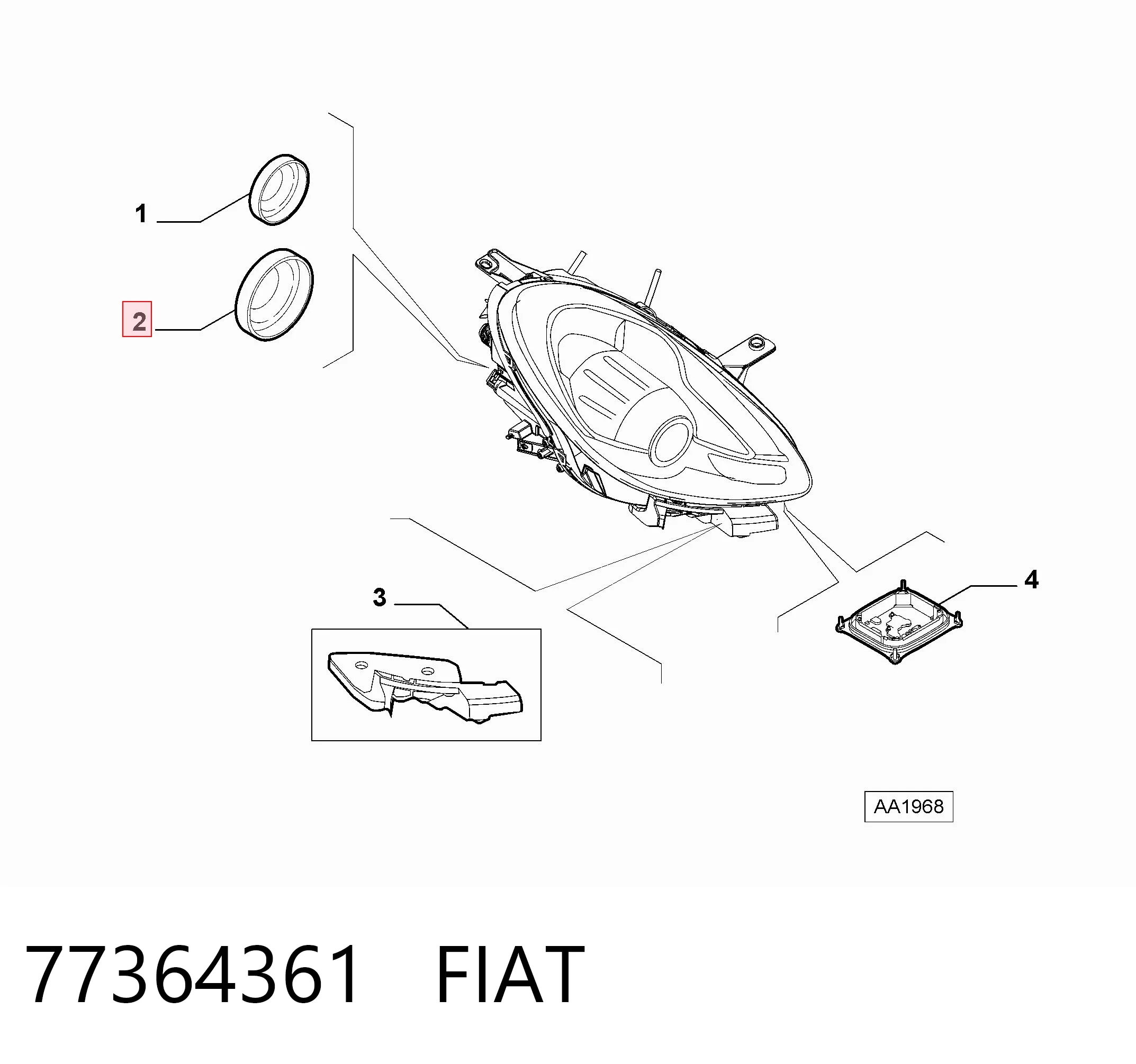 77364361 Fiat/Alfa/Lancia 