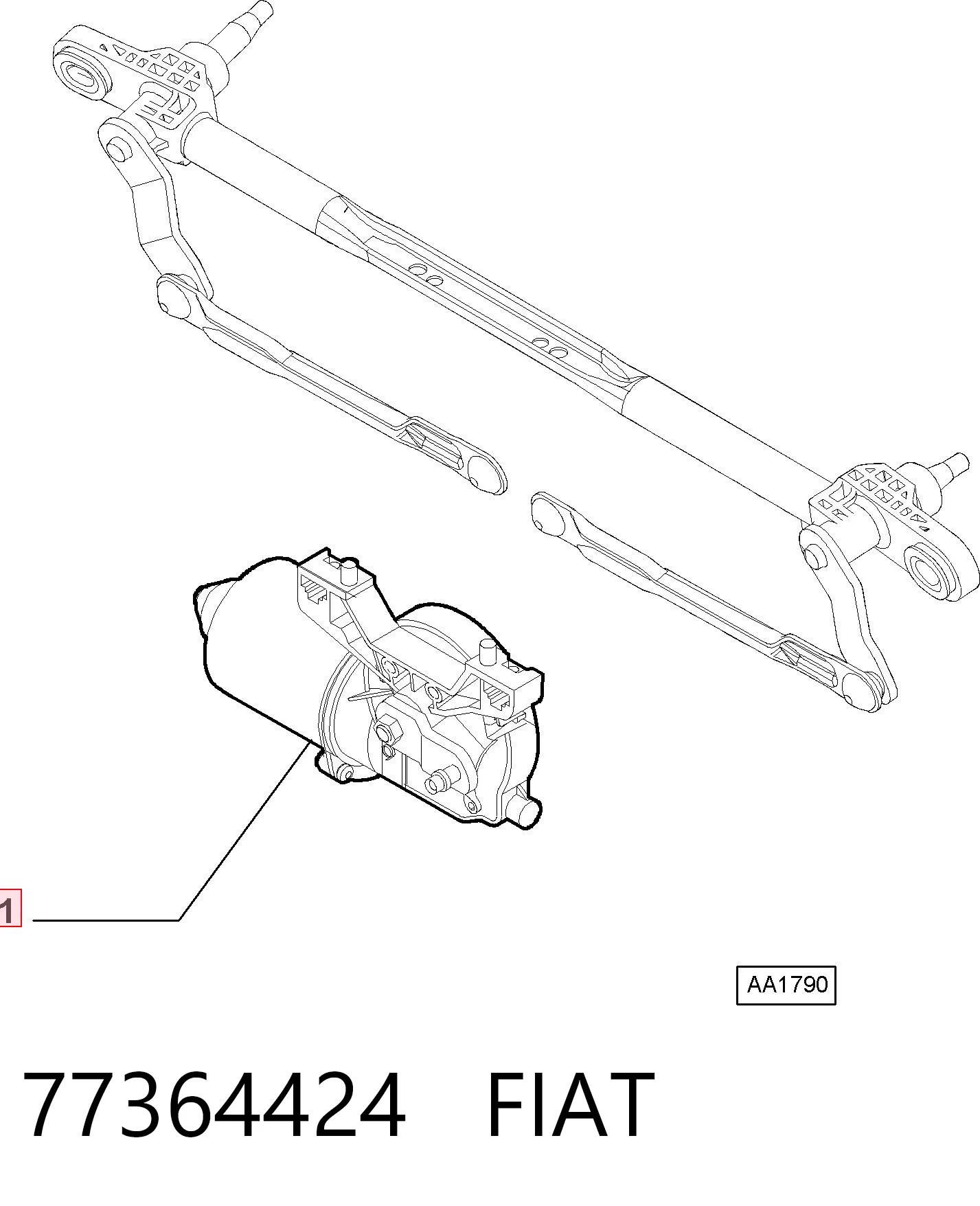 Мотор стеклоочищувача Polcar 3035SWP2 ціна, від 40.25 USD