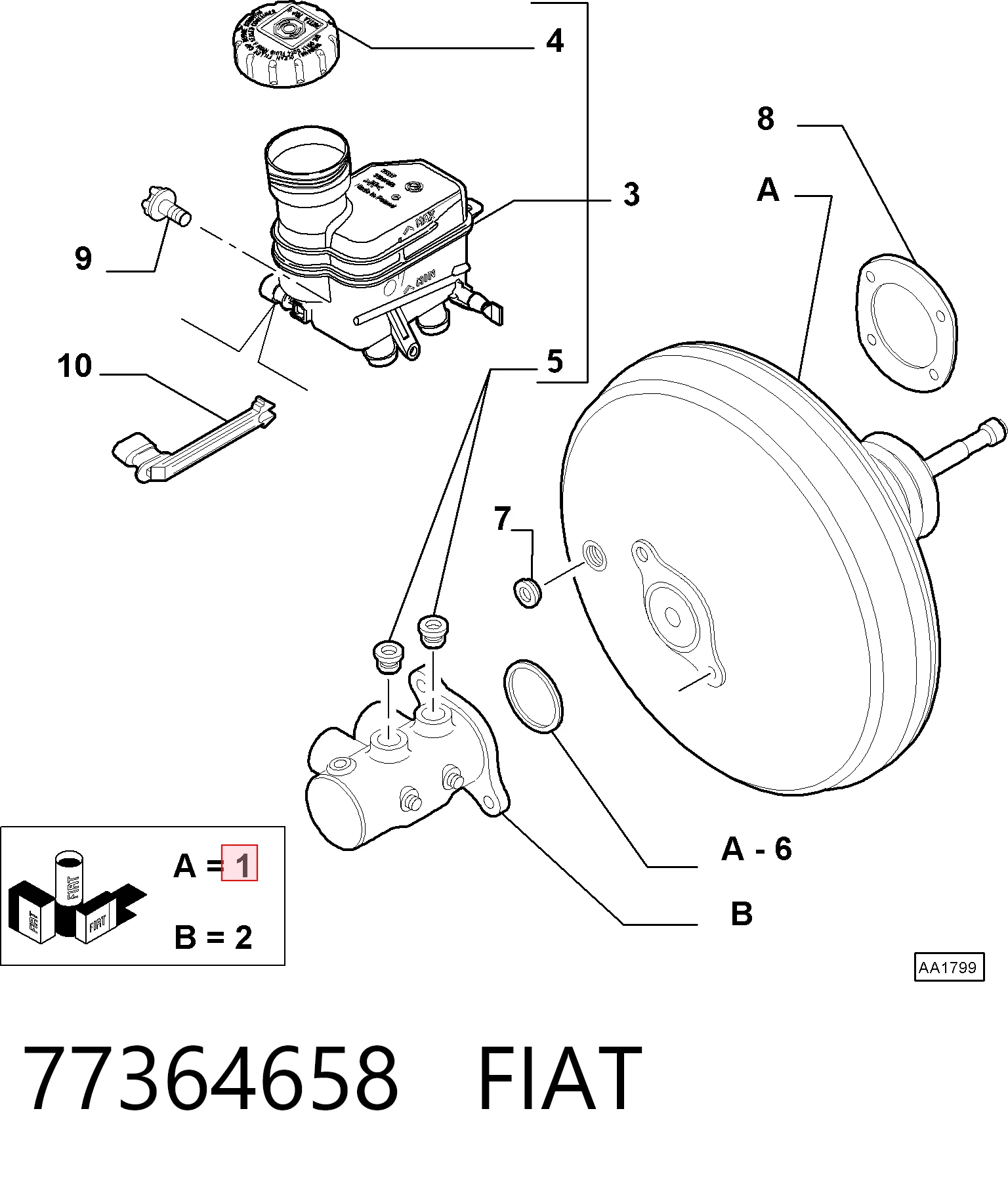 Вакуумника Fiat Panda II хетчбек (169A) (2003 - 2013) ціна, від 116.81 USD