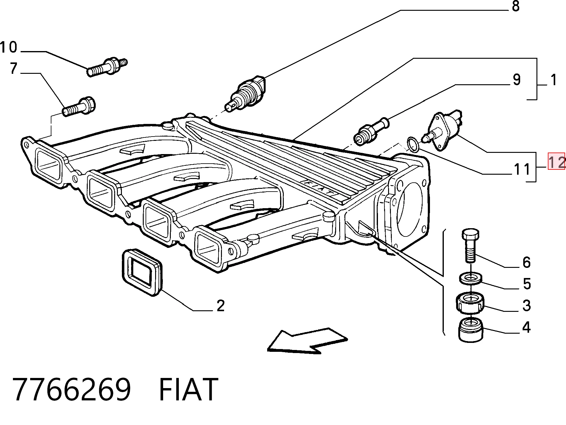7766269 Fiat/Alfa/Lancia РХХ