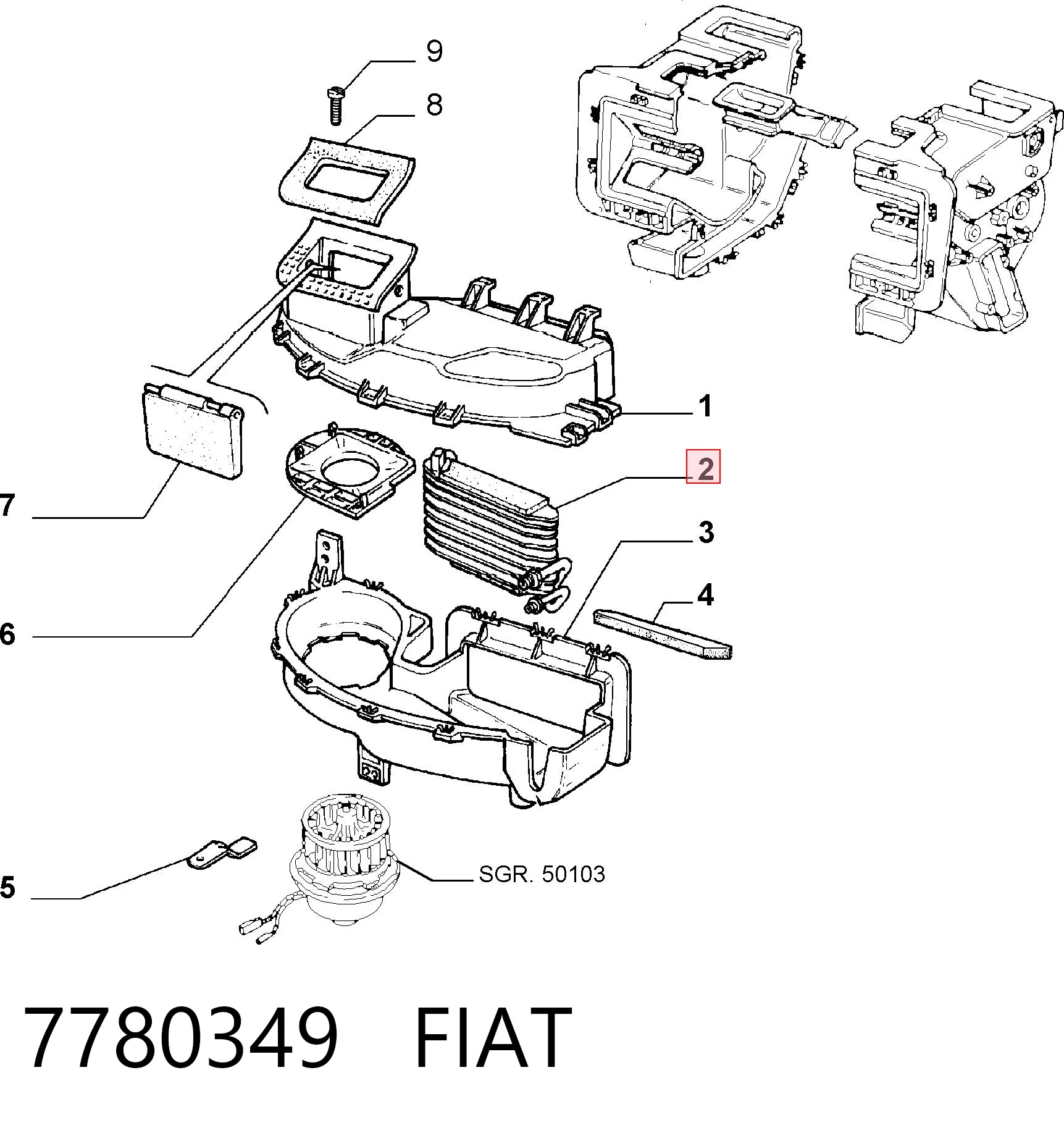 7780349 Fiat/Alfa/Lancia