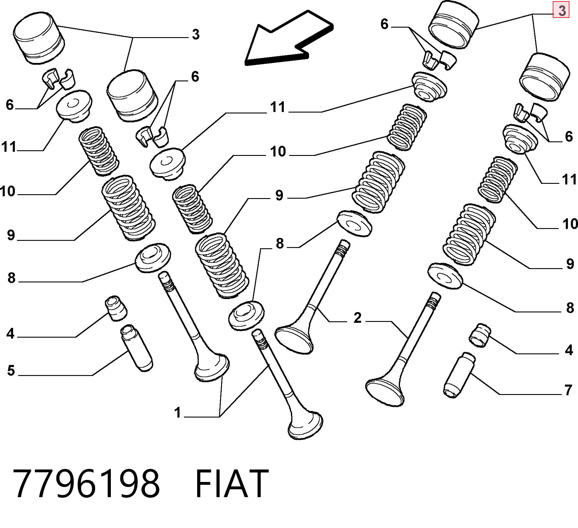 Купити 9134420 Renault (RVI) Штовхач клапанів двигуна