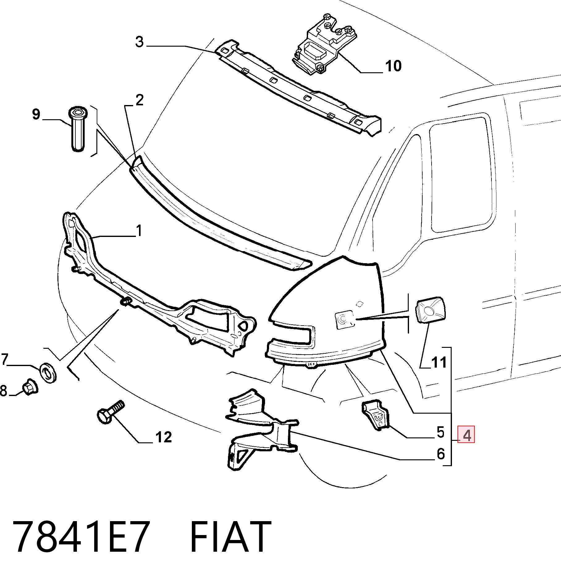Переднє ліве крило на Fiat Ducato II 230