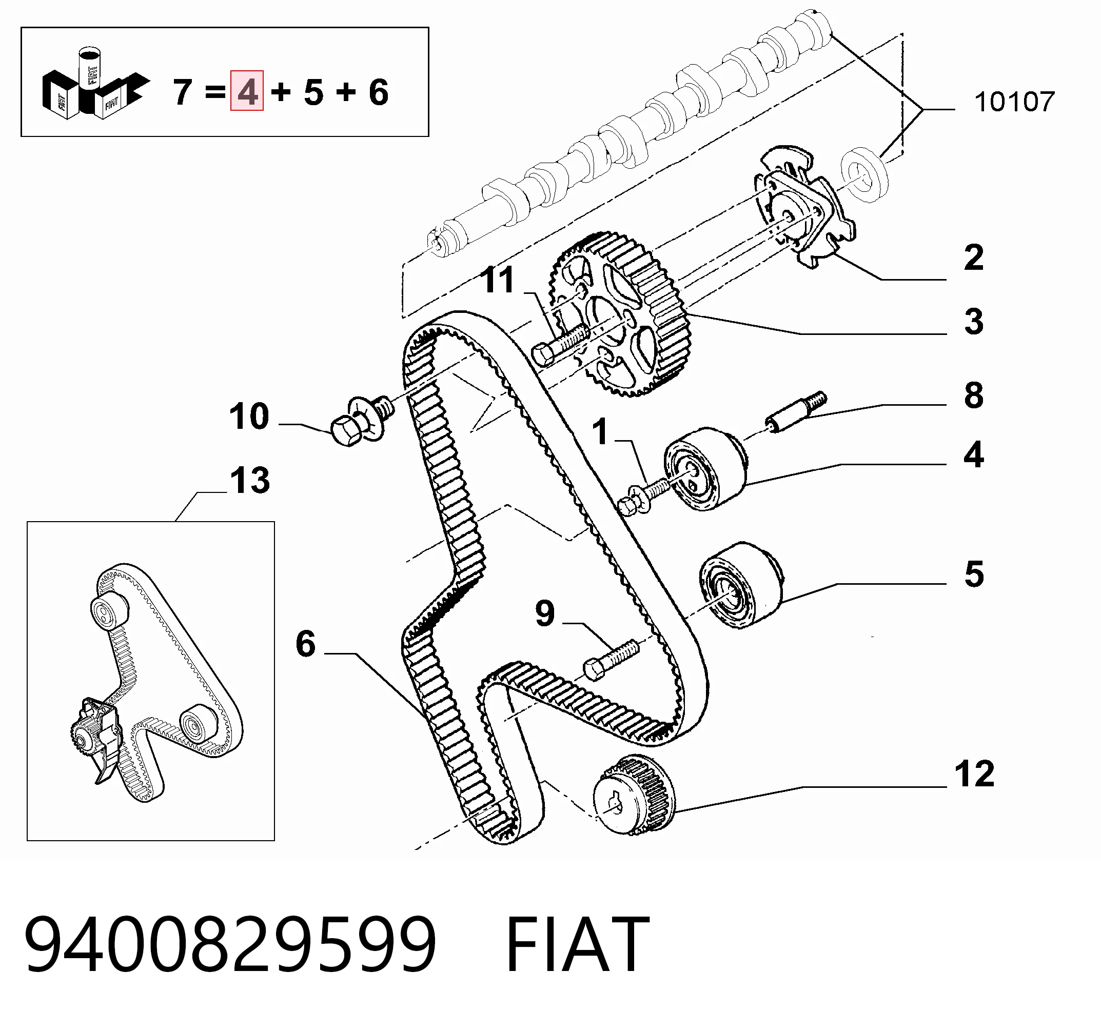 9400829599 Fiat/Alfa/Lancia