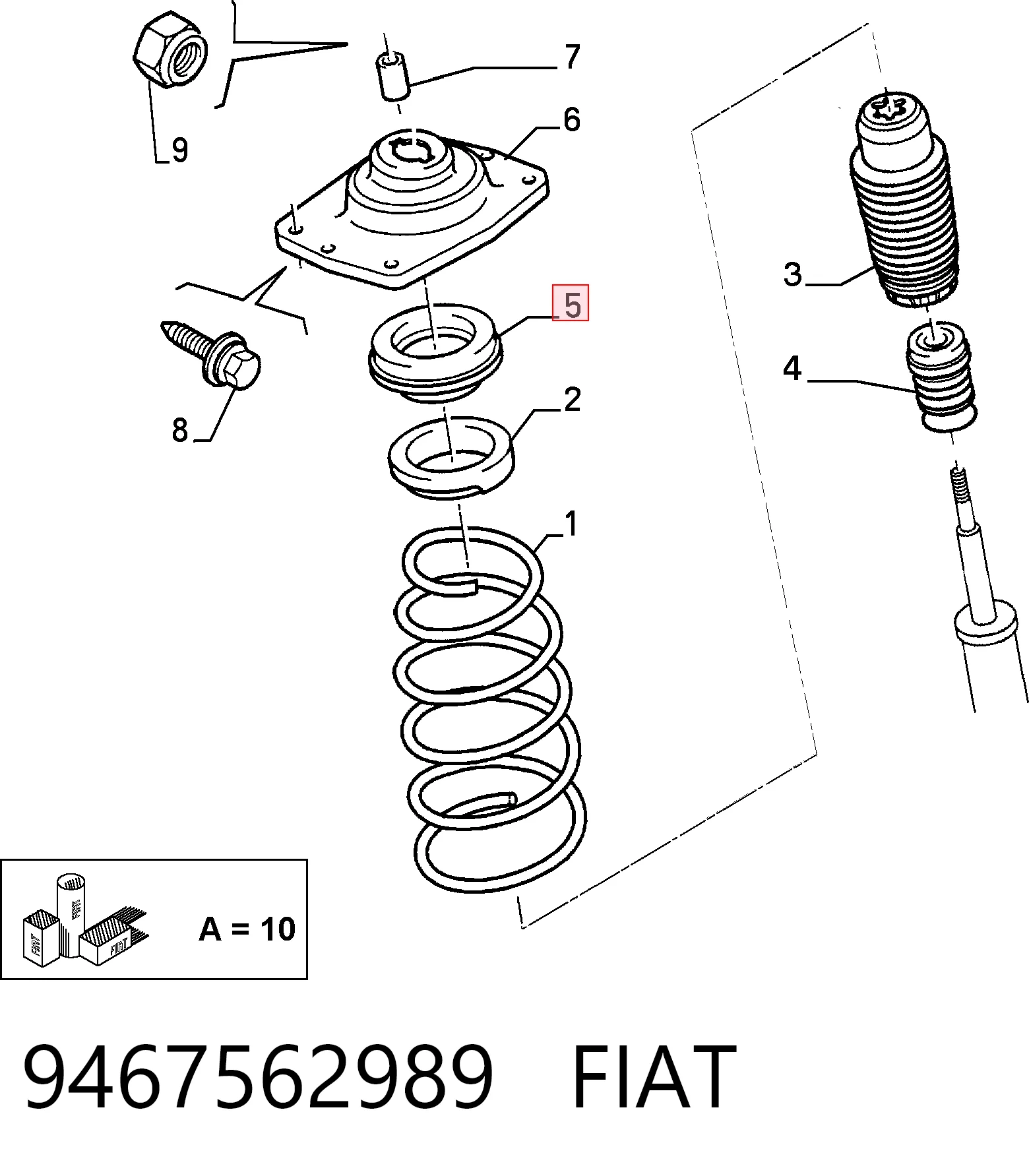 31451 Lemforder Кріплення переднього амортизатора