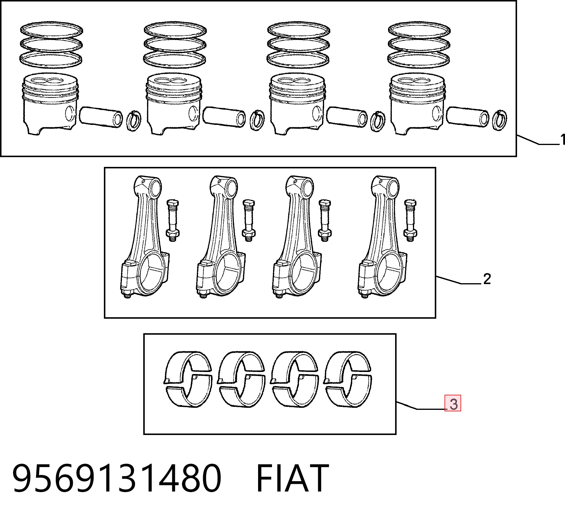 7138994 Glyco Підшипник шатуна