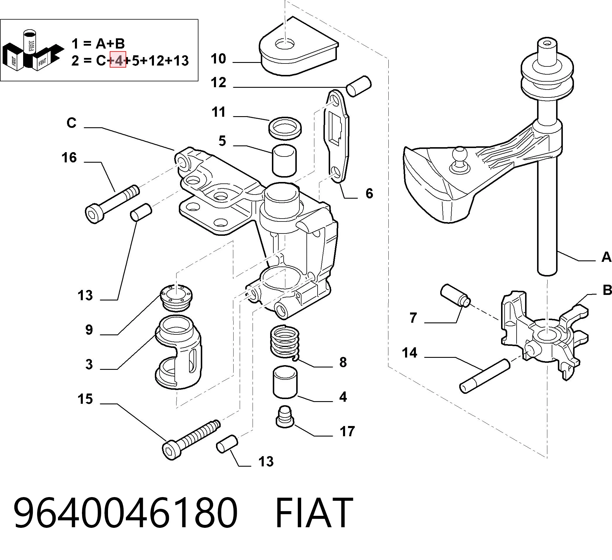 9640046180 Fiat/Alfa/Lancia