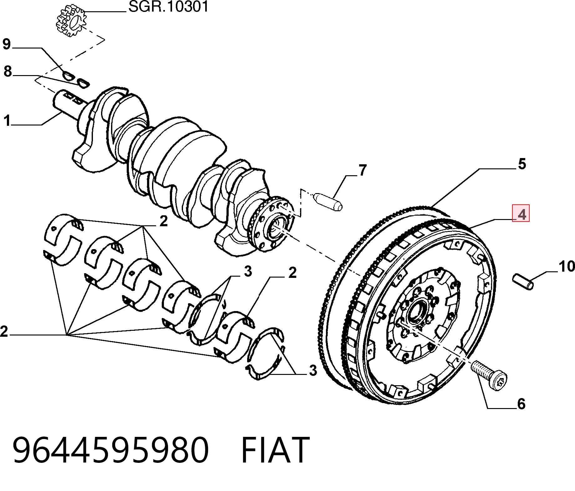 615128 Maxgear Демпферний маховик
