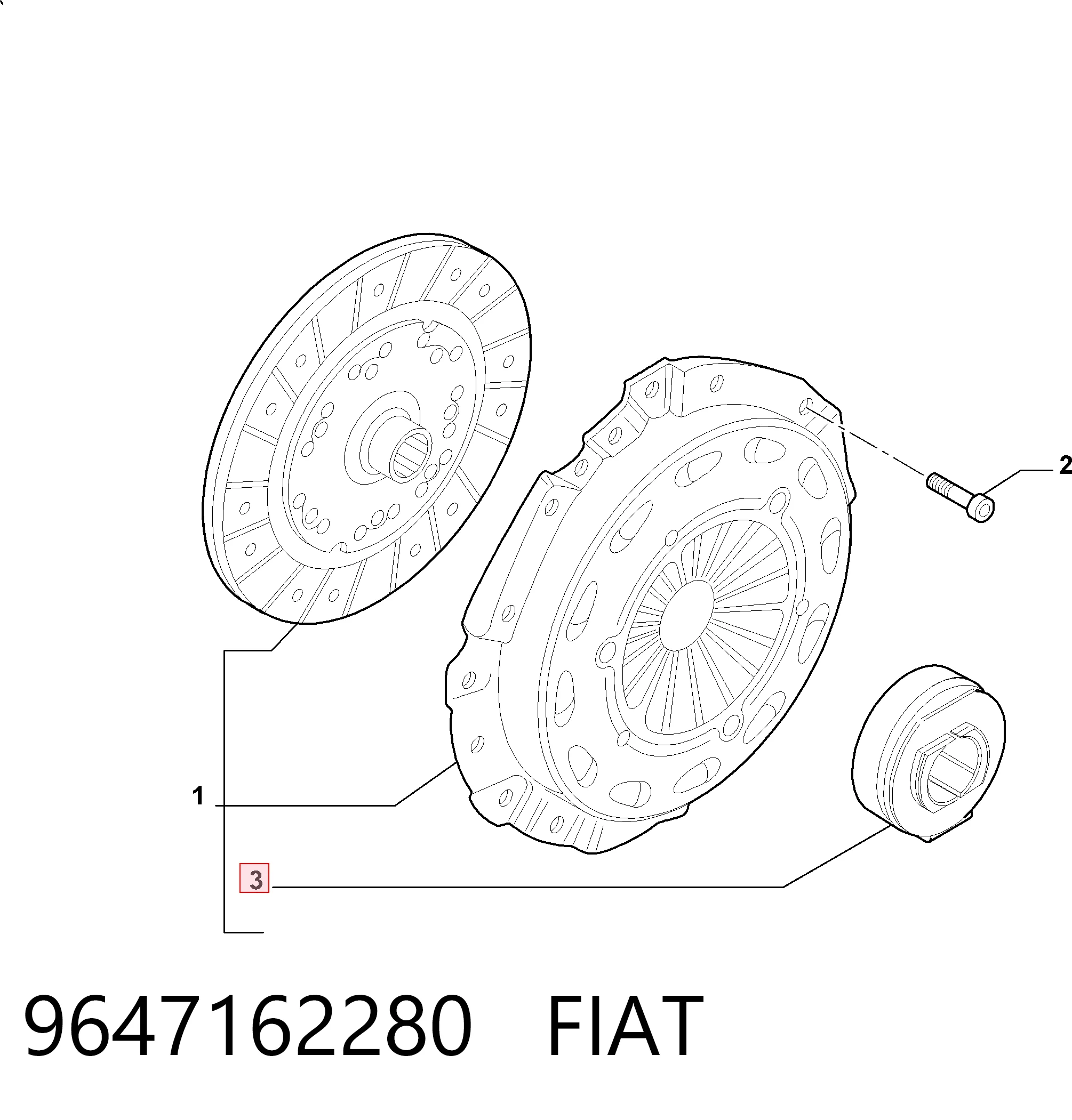 Вижимний підшипник 500114910 Polcar