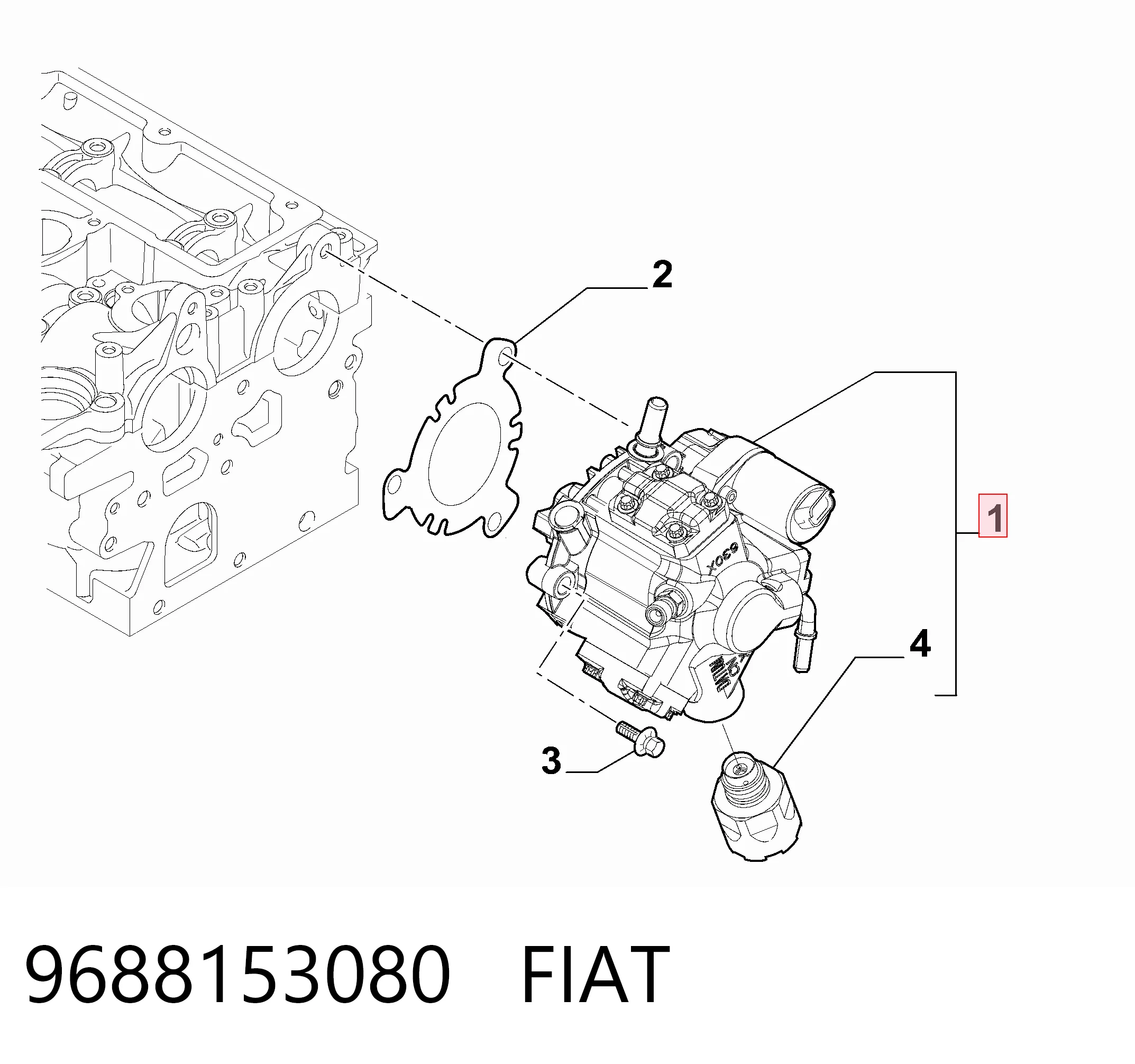 Паливний насос високого тиску VRP010 Magneti Marelli
