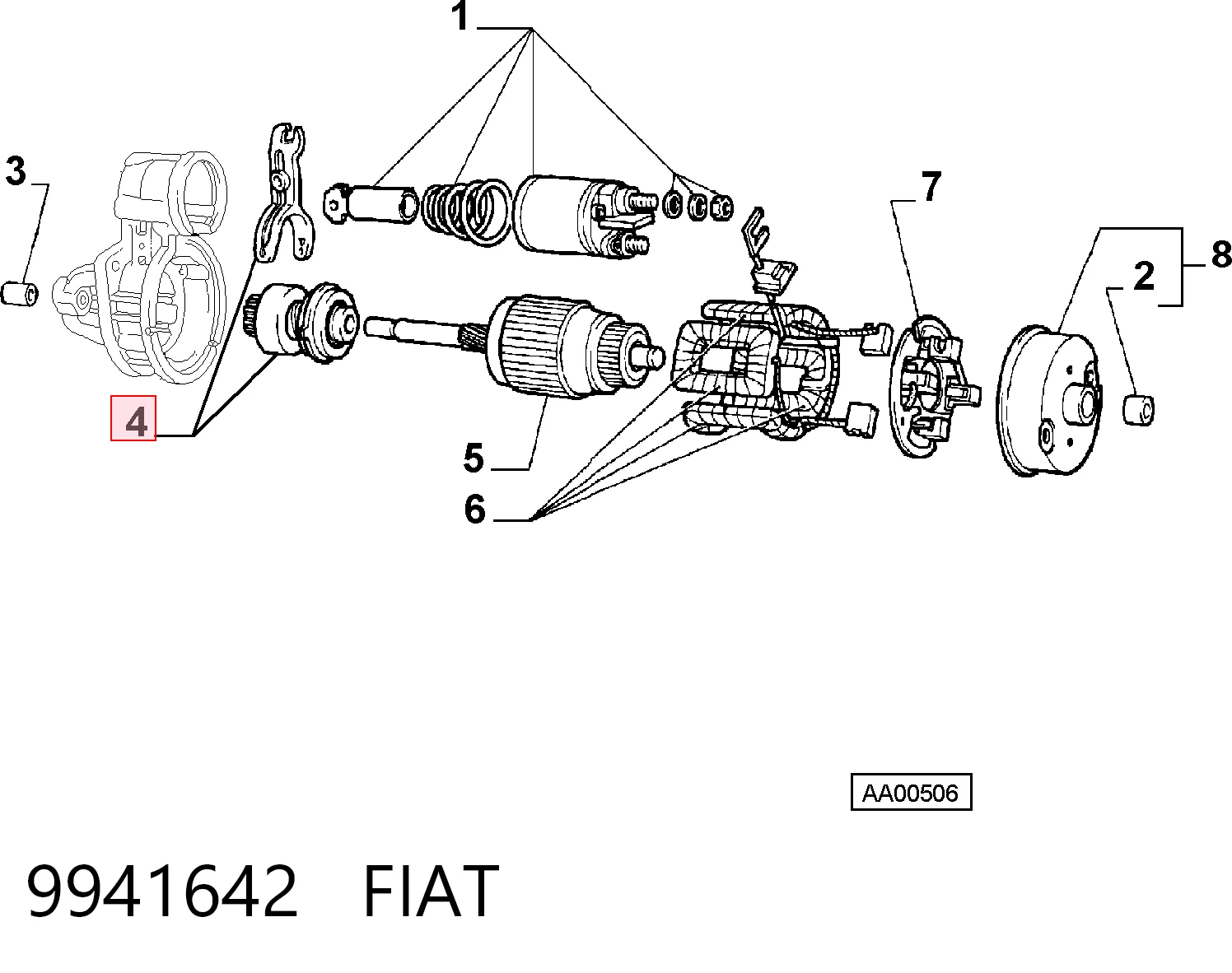 UMD5595 Cargo Привід стартера бендикс
