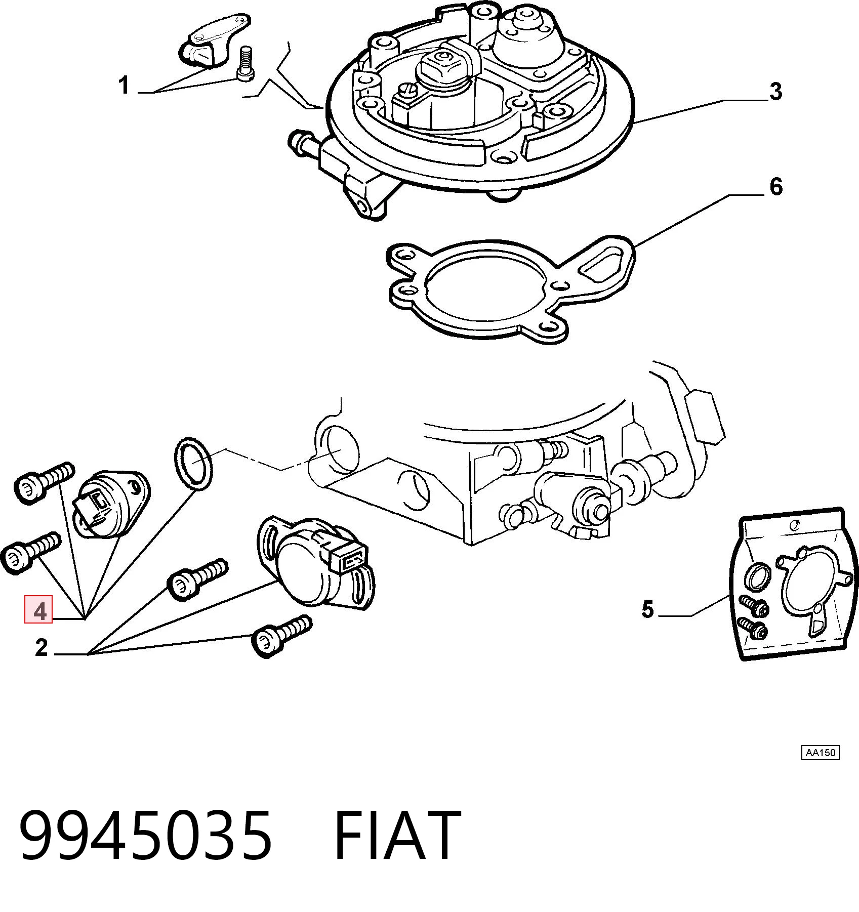 9945035 Fiat/Alfa/Lancia РХХ