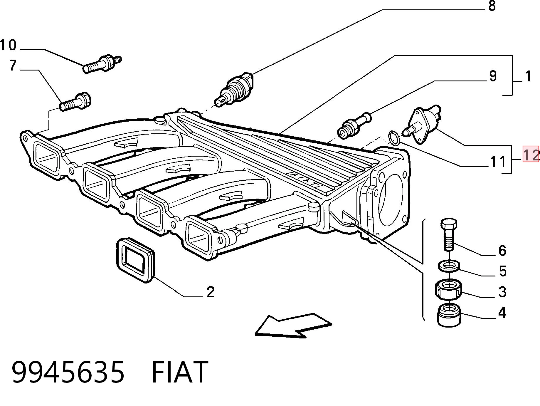 9945635 Fiat/Alfa/Lancia РХХ