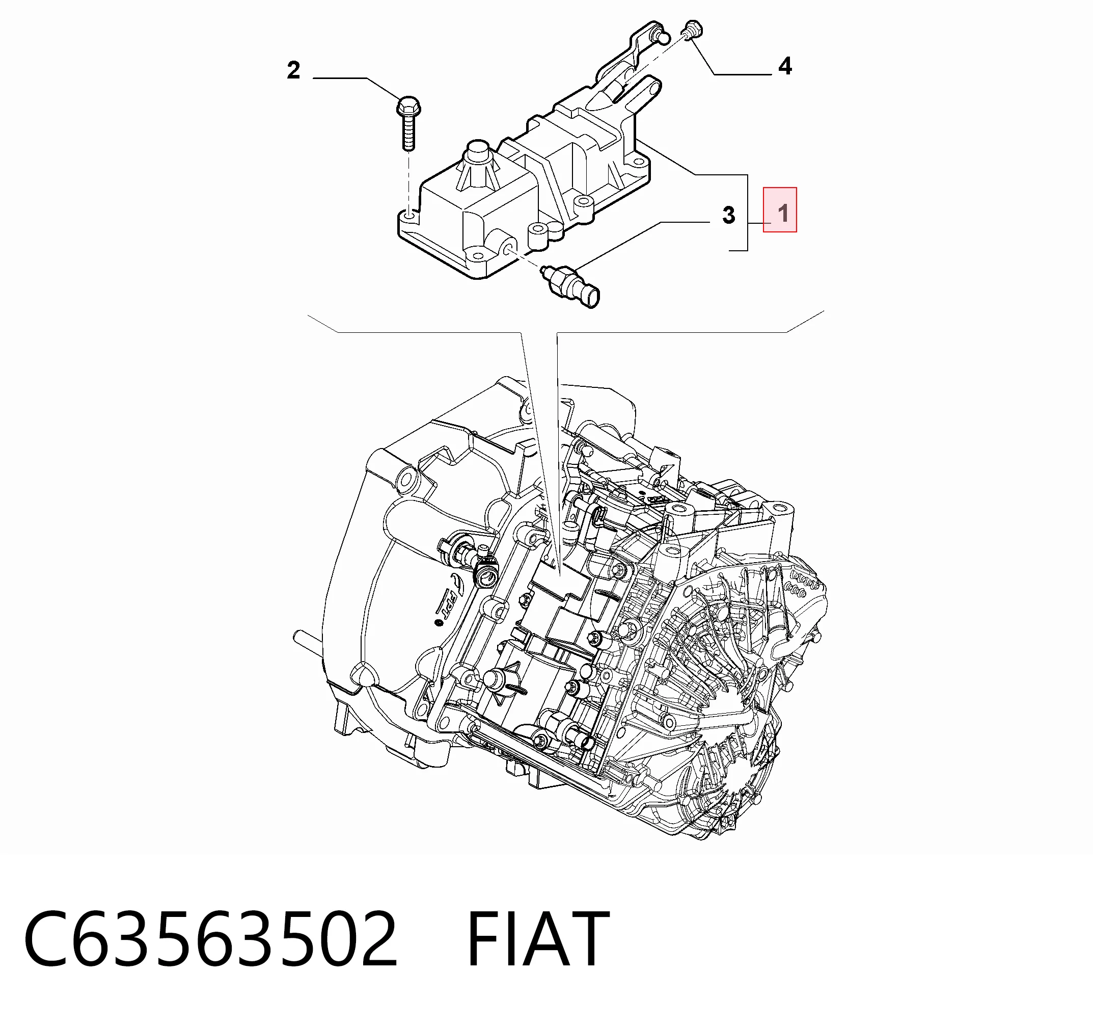 МКП в зборі Jeep Cherokee позашляховик (KL) (2014 - 2023) ціна, від 42.49 USD