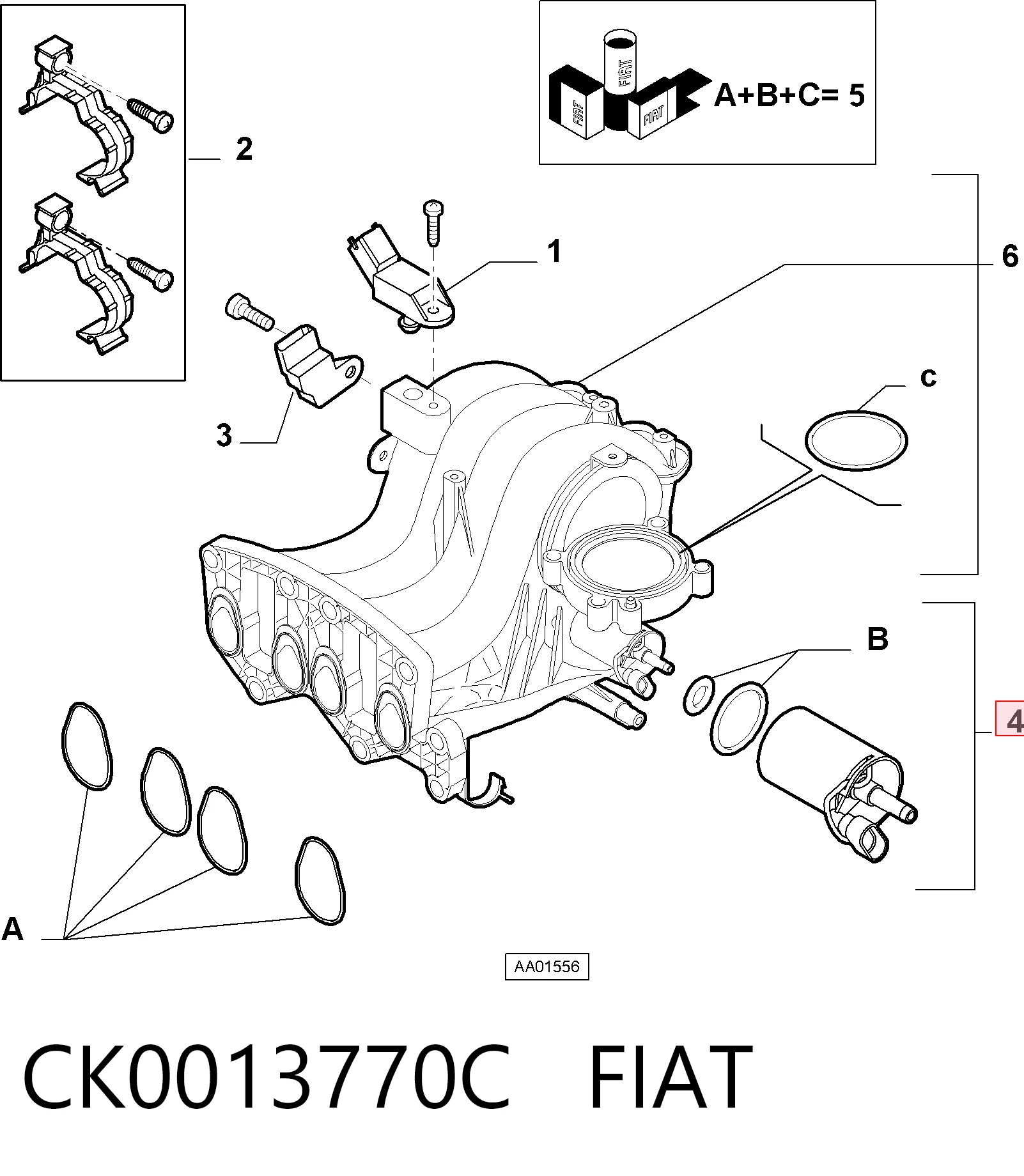 CK0013770C Fiat/Alfa/Lancia РХХ