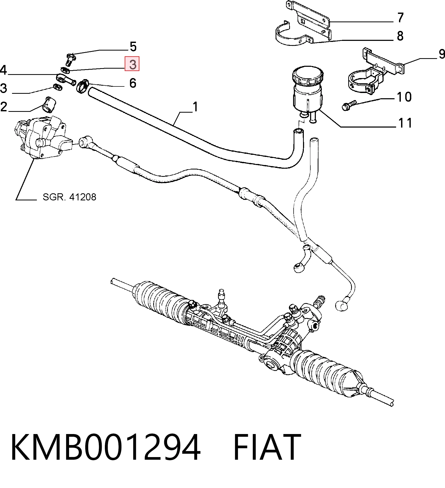Купити MB001294 Chrysler Прокладка зливної пробки редуктора